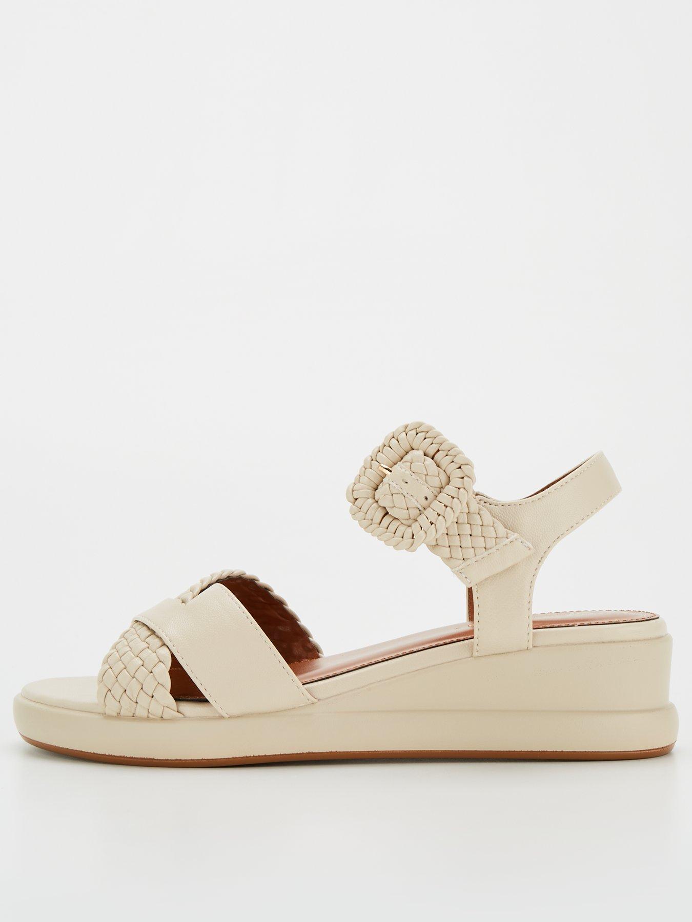 Ladies cream sandals uk on sale