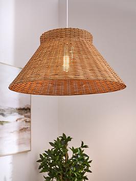 Product photograph of Very Home Florence Woven Easy-fit Shade from very.co.uk
