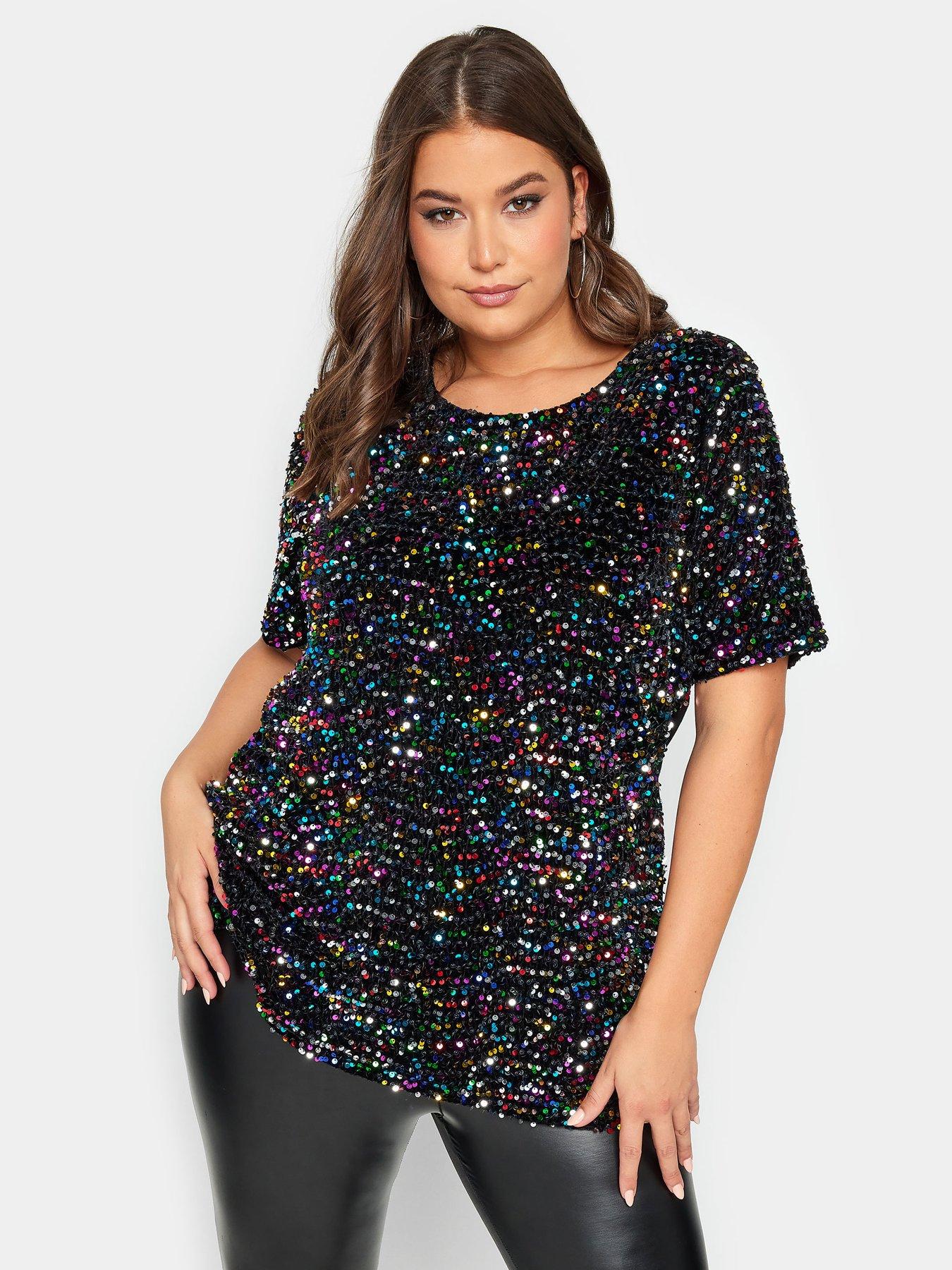 Sequin t hotsell shirt uk