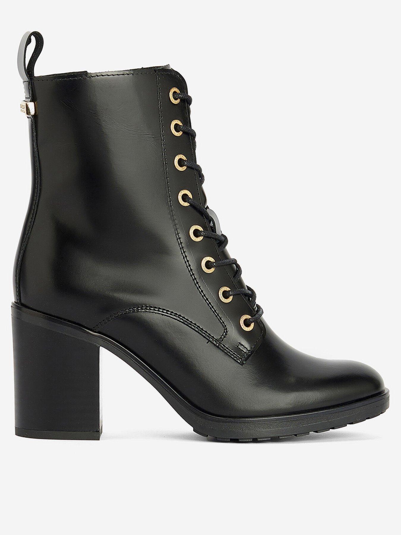 Lace up heeled 2024 ankle boots uk