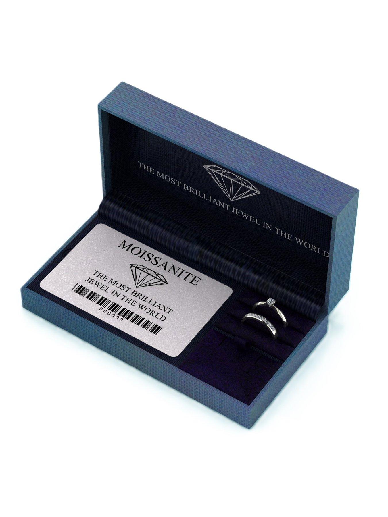 Image 5 of 5 of Moissanite 9ct Gold 0.50ct Total Moissanite Ring Set