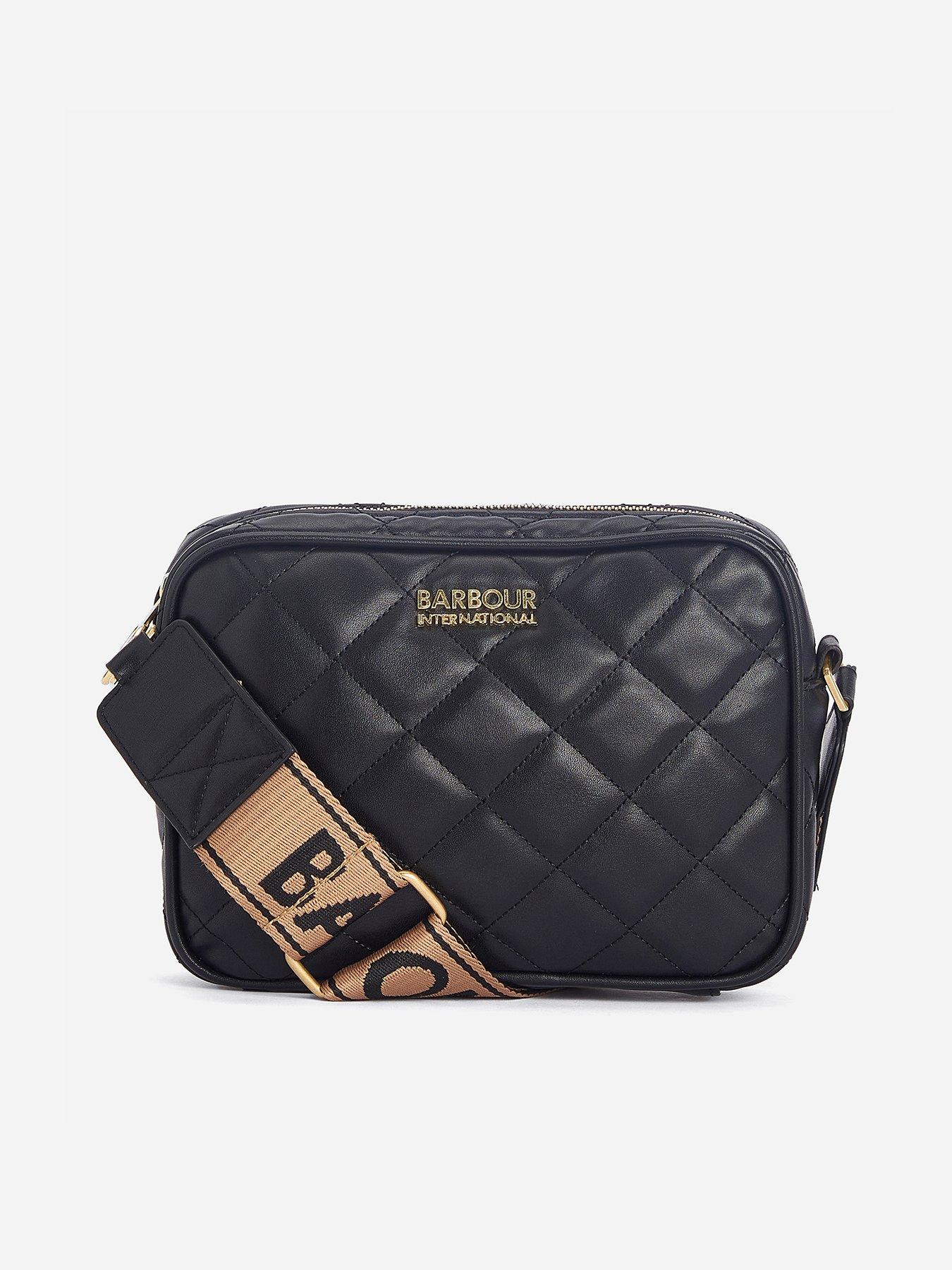 Barbour International Quilted Sloane Crossbody Bag - Black