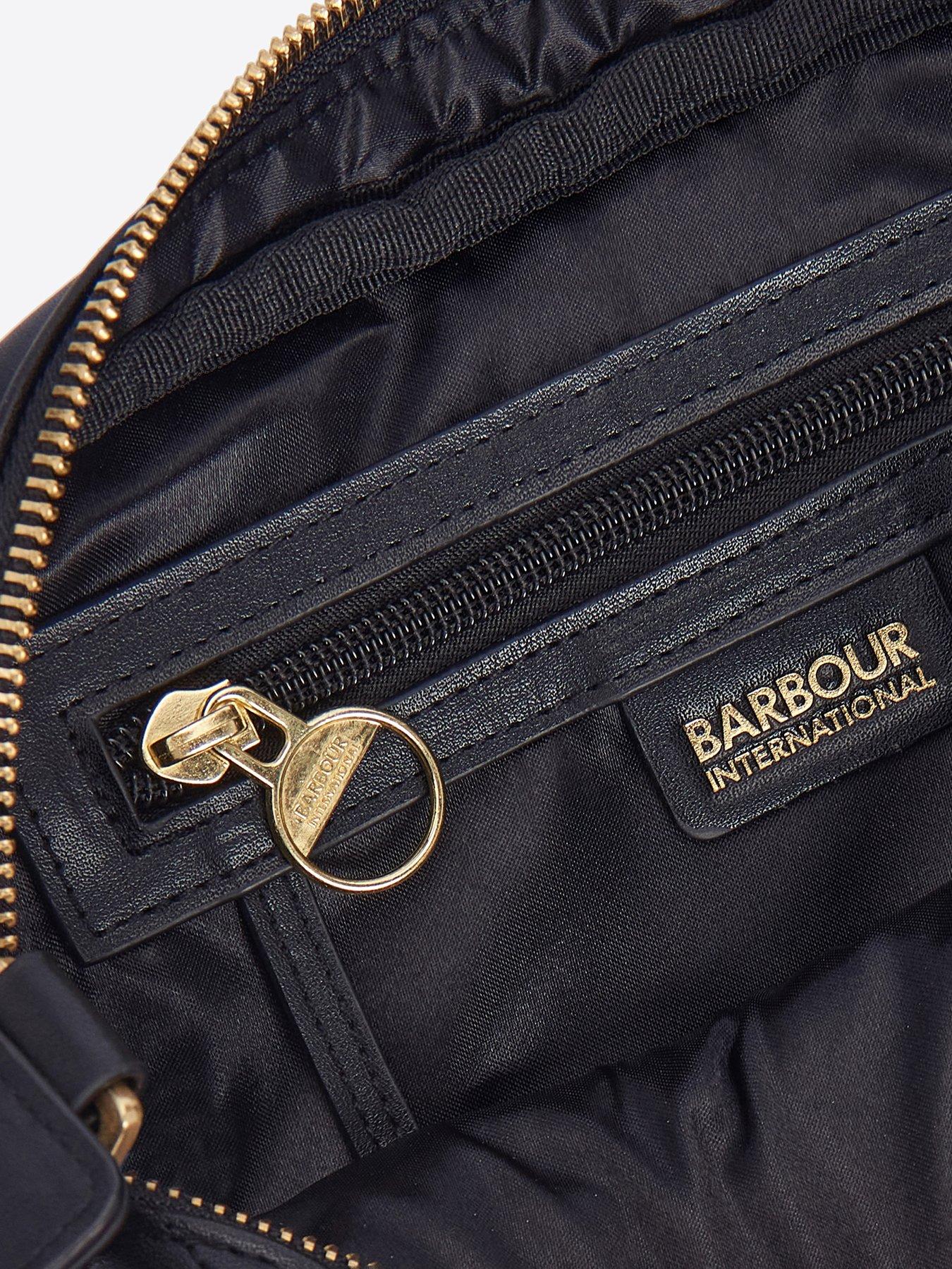 Image 4 of 5 of Barbour International Quilted Sloane Crossbody Bag - Black