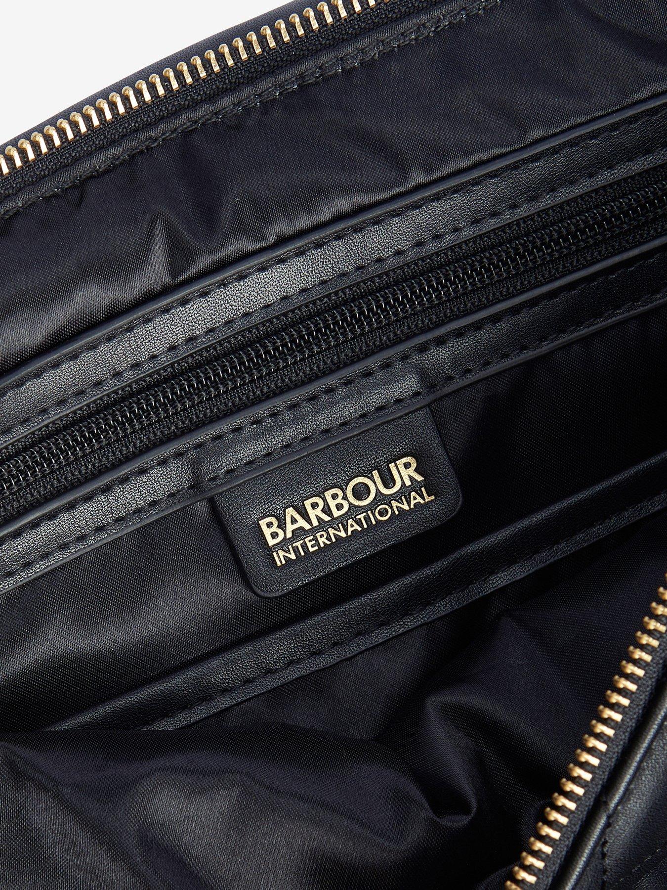 Image 4 of 5 of Barbour International Quilted Hoxton Backpack - Black