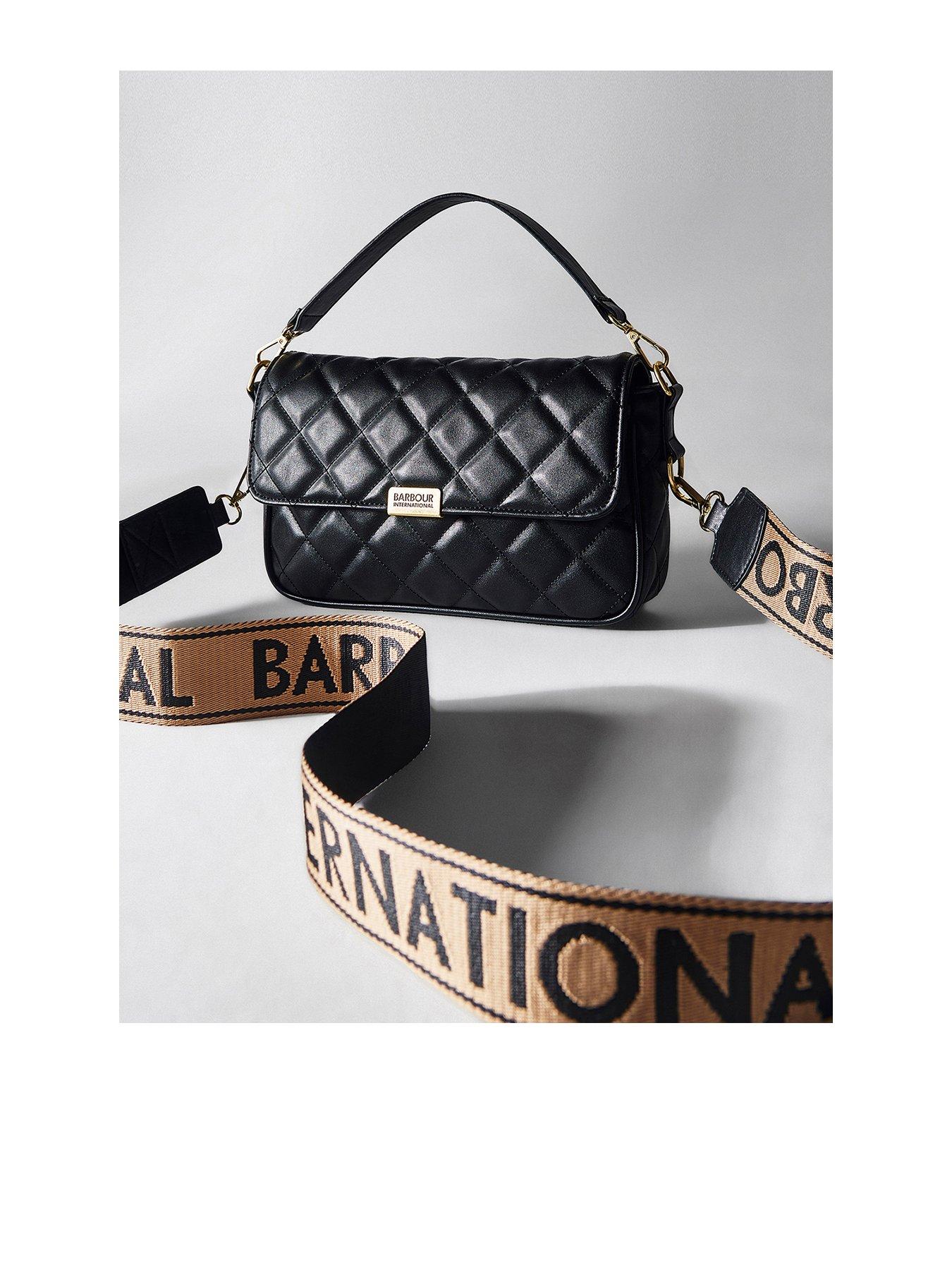 Image 1 of 5 of Barbour International Quilted Soho Crossbody Bag&nbsp;- Black