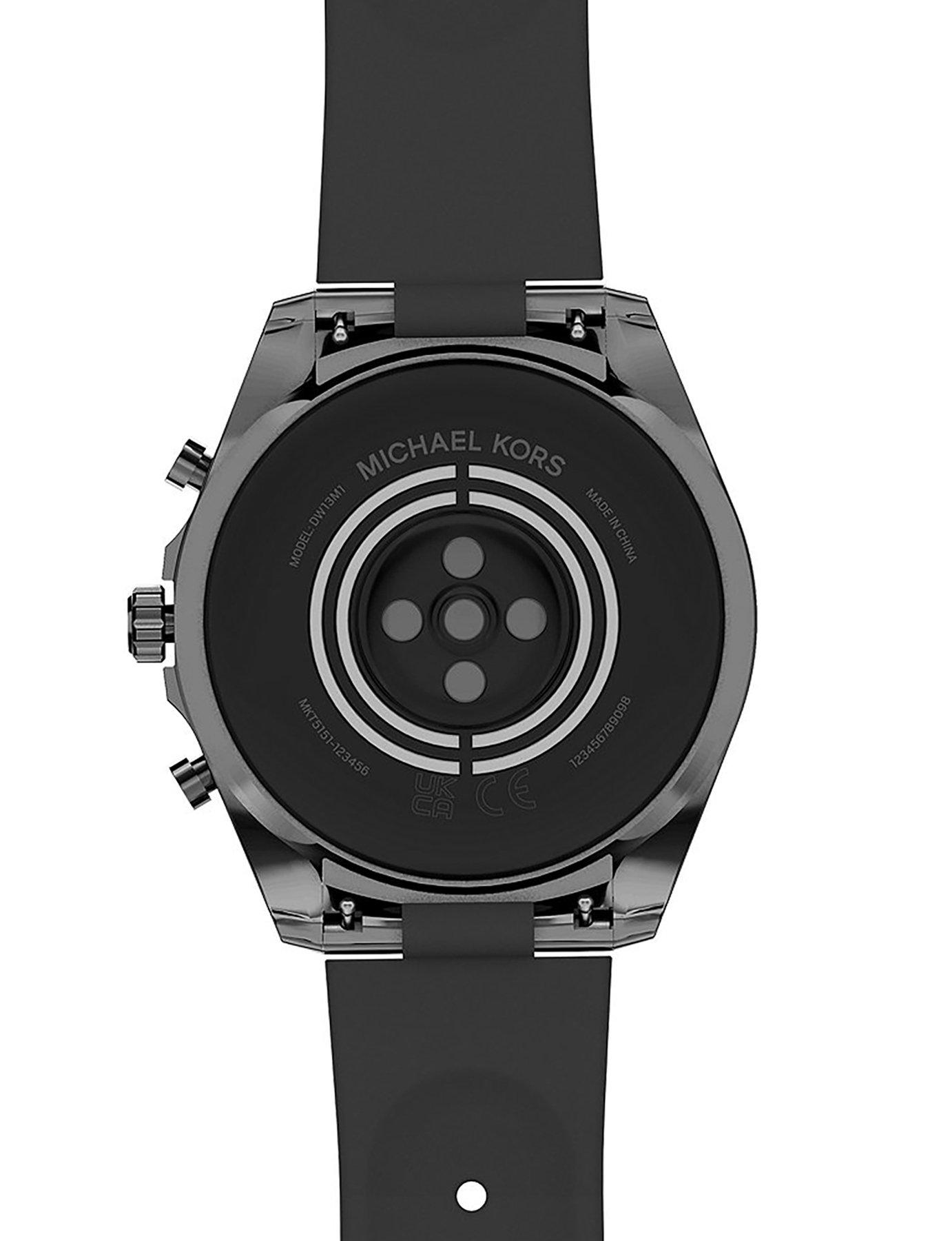 Bradshaw Black Silicone Dial Smart Watch