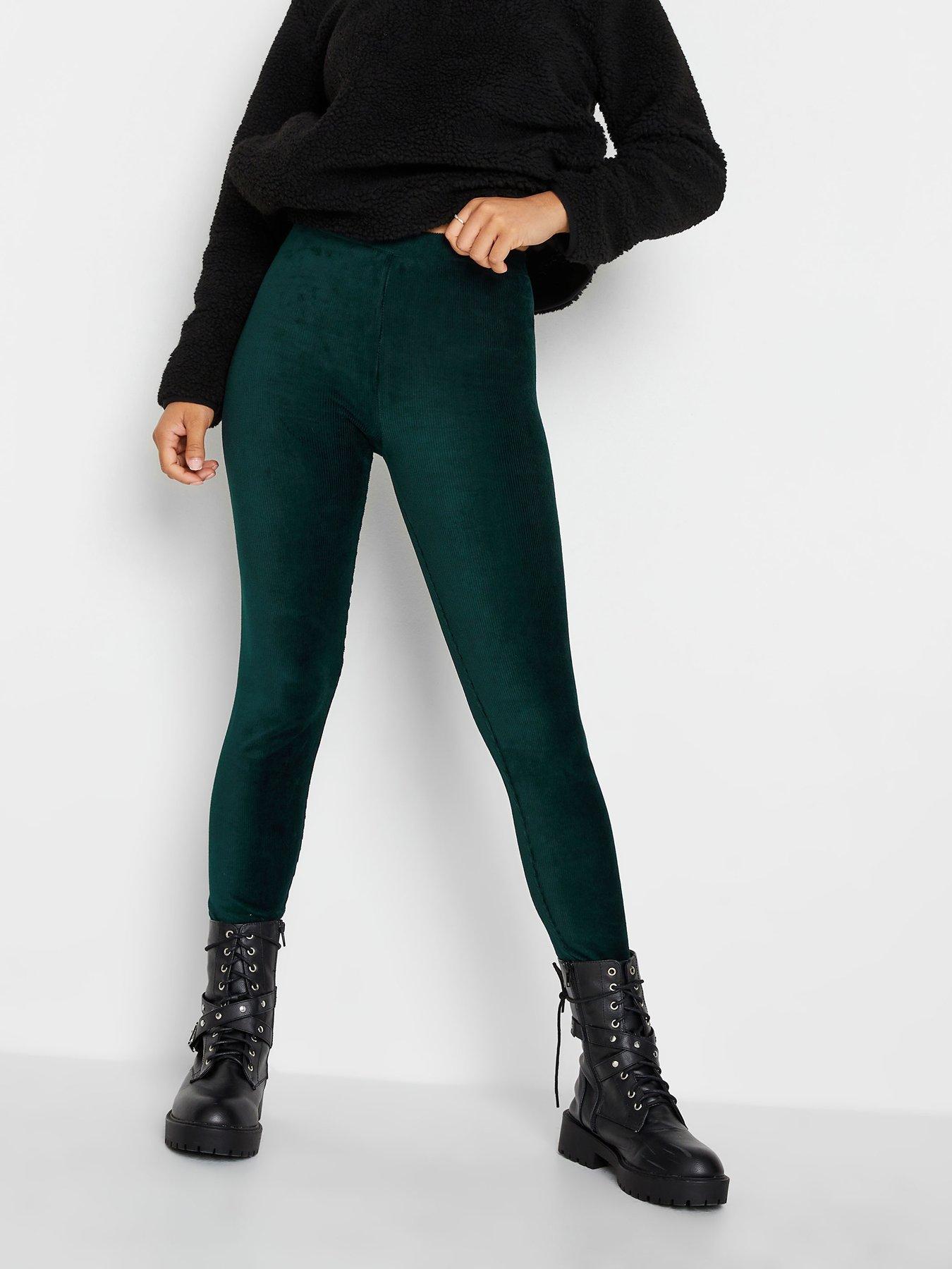 M&Co Black Ponte Seam Detail Leggings