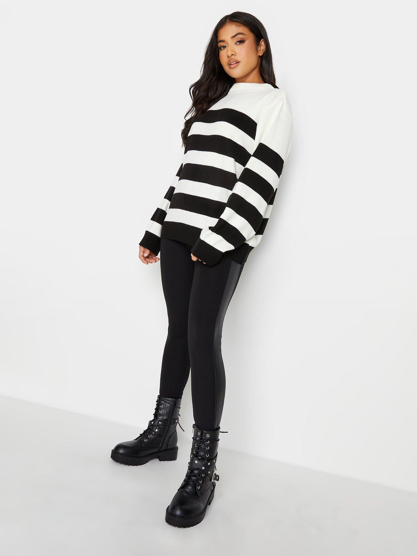 Side-panelled brushed jersey legging, I.FIV5