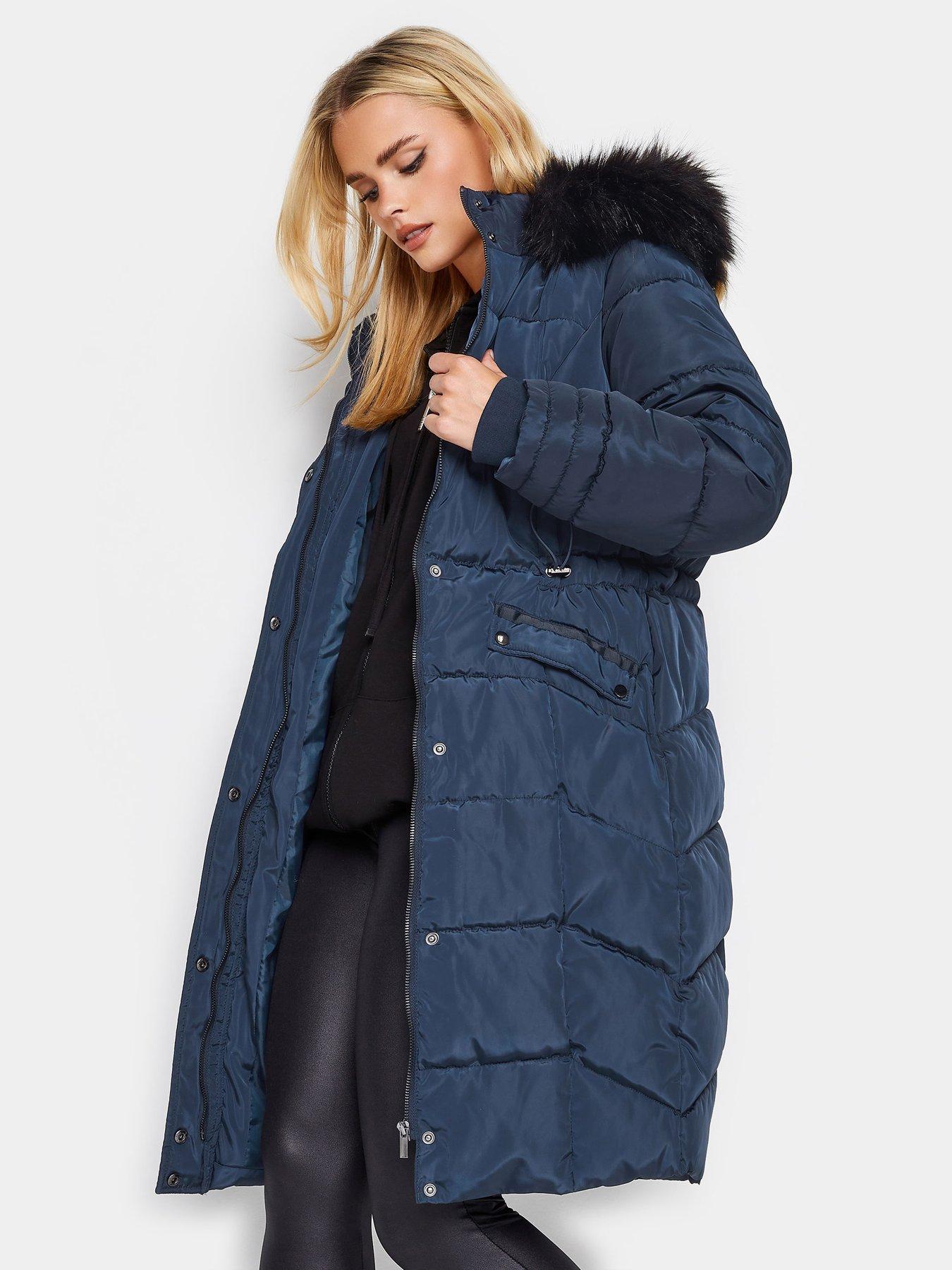 Petite faux outlet fur coat uk