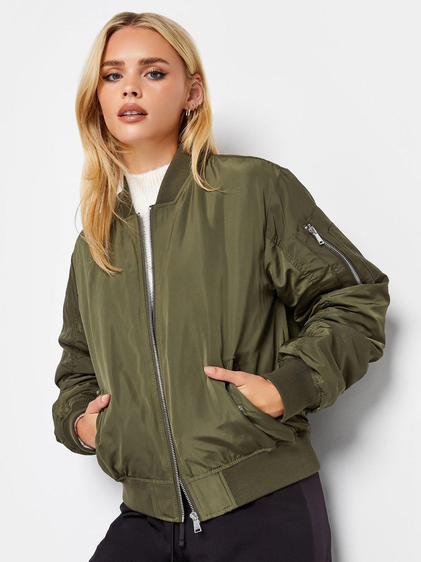 Two sided bomber on sale jacket