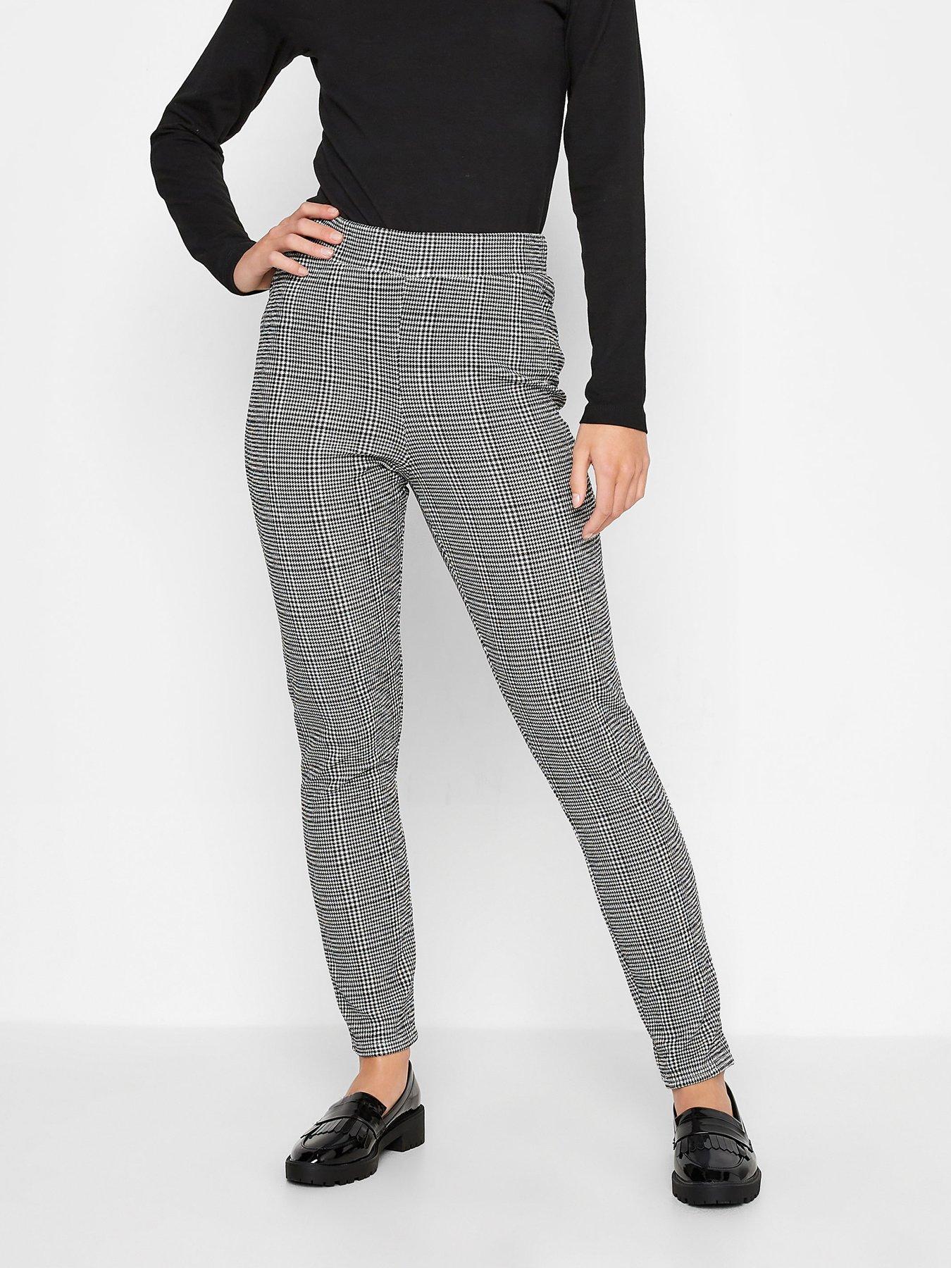 Dogtooth Tapered Trousers