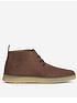  image of barbour-reverb-leather-chukka-boots-dark-brown
