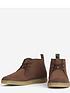  image of barbour-reverb-leather-chukka-boots-dark-brown