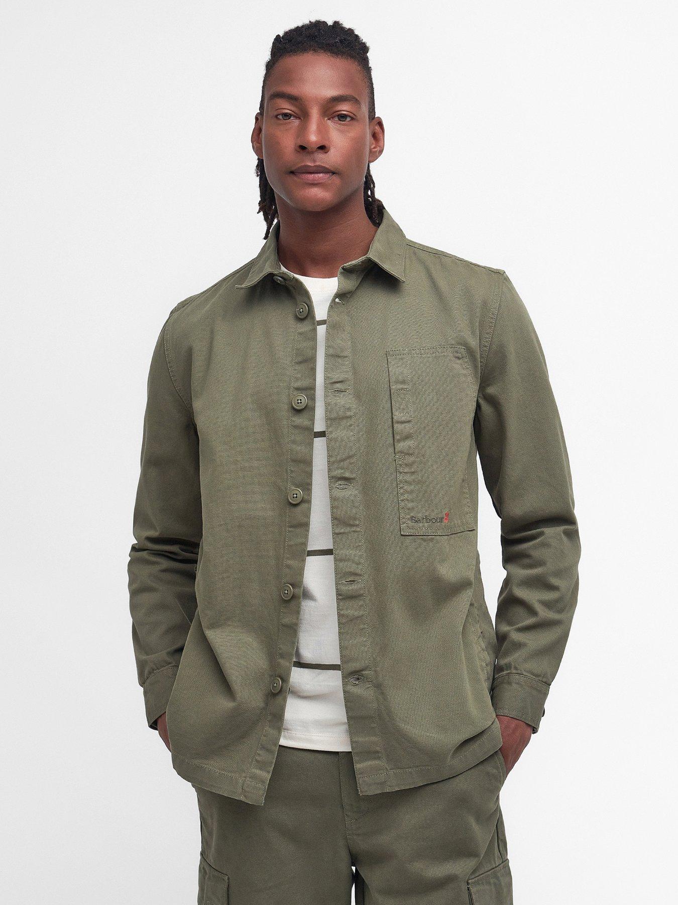 Barbour deck deals overshirt sand