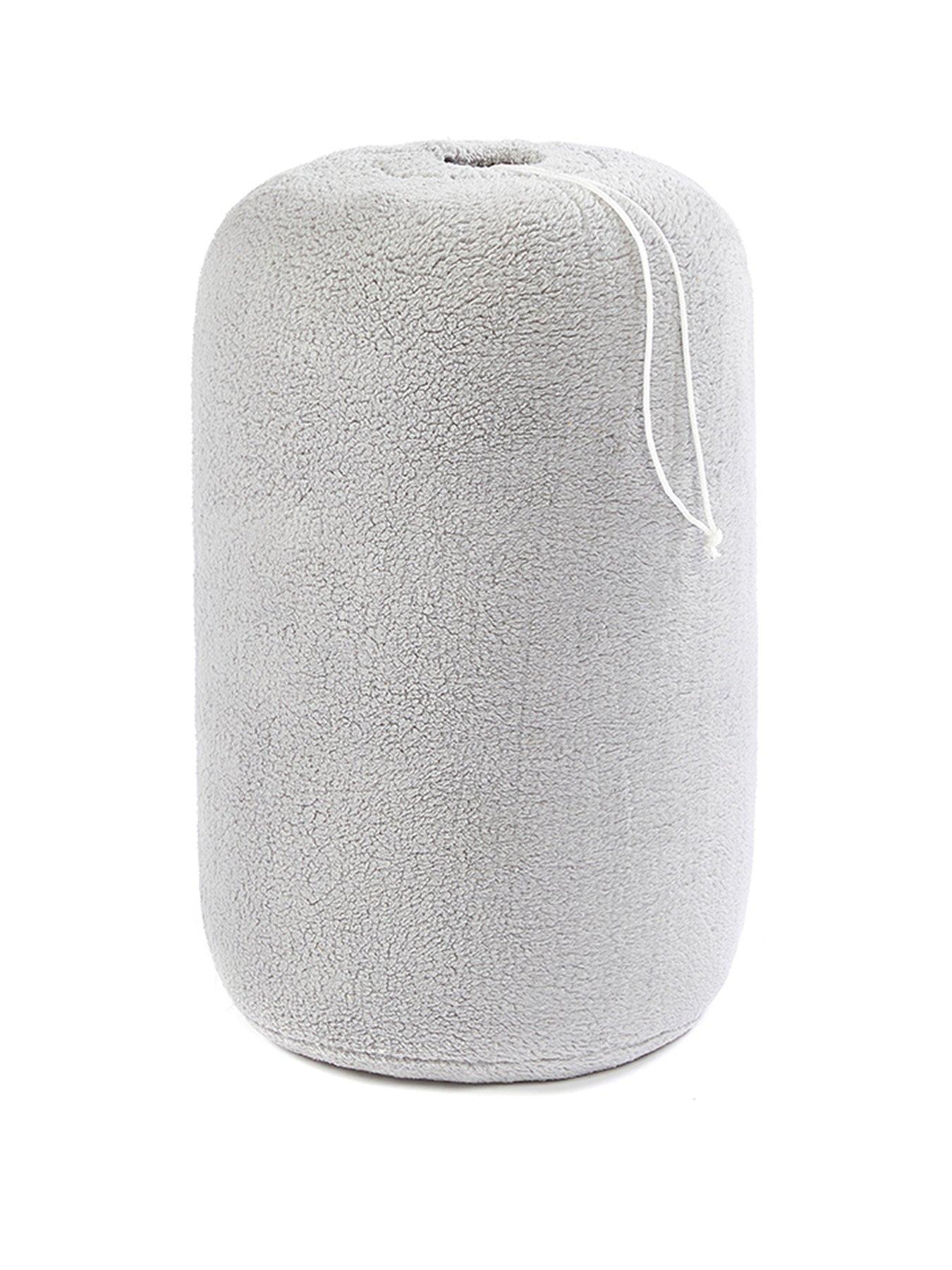 Image 2 of 6 of Very Home Teddy Fleece Easy Wash Reversible Coverless Duvet - Grey/Pink