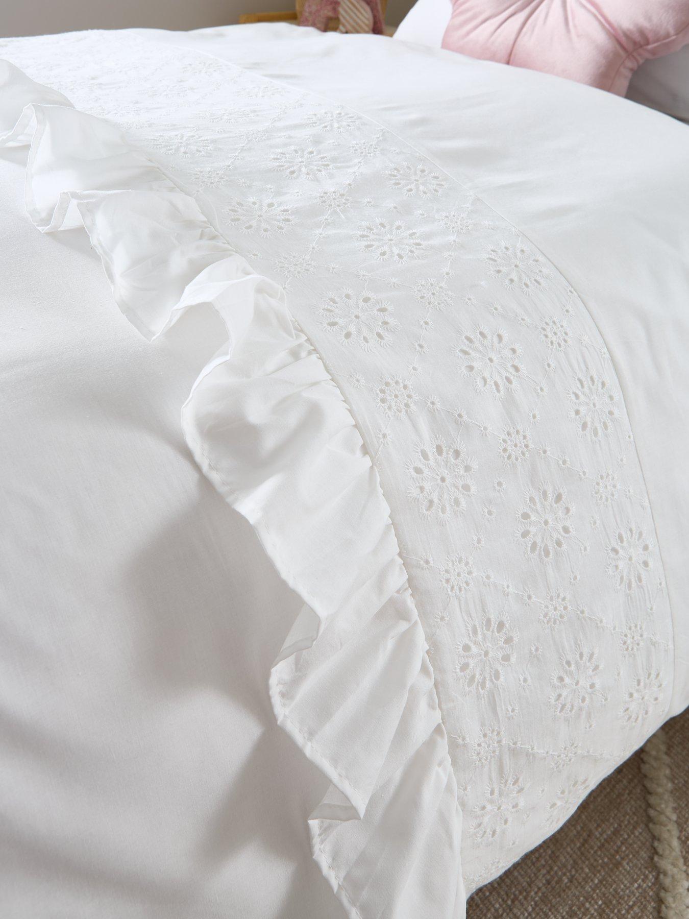 Image 3 of 3 of Very Home Kids Floral Ruffle Duvet Cover Set