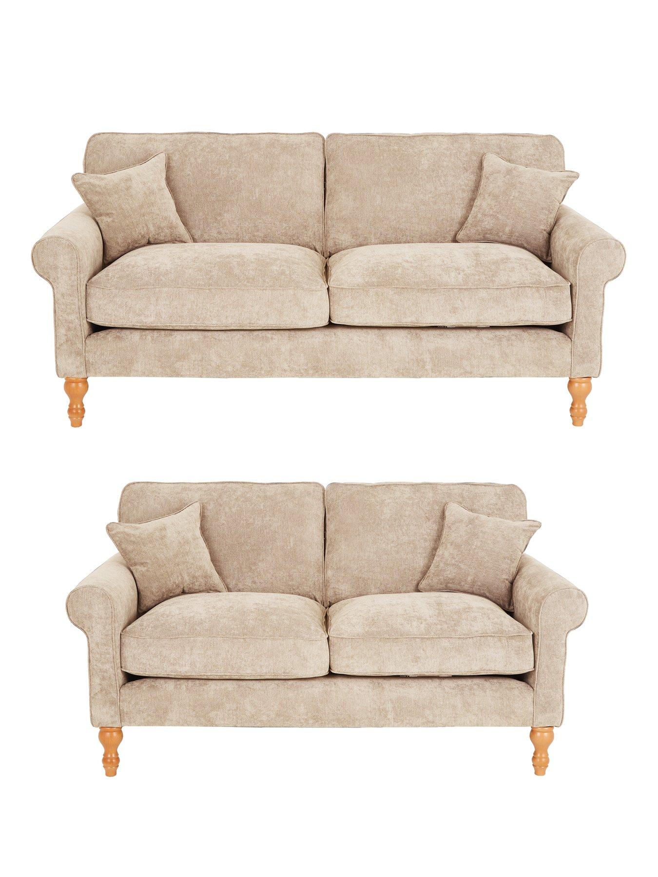 undefined William 3 Seater + 2 Seater Fabric Sofa Set (Buy  &  SAVE!)