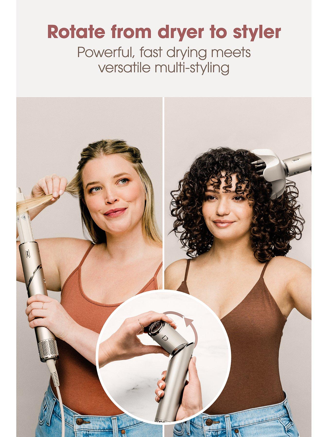Shark FlexStyle 5in1 Air Styler & Hair Dryer with Storage Case Stone [HD440SLUK] Very.co.uk