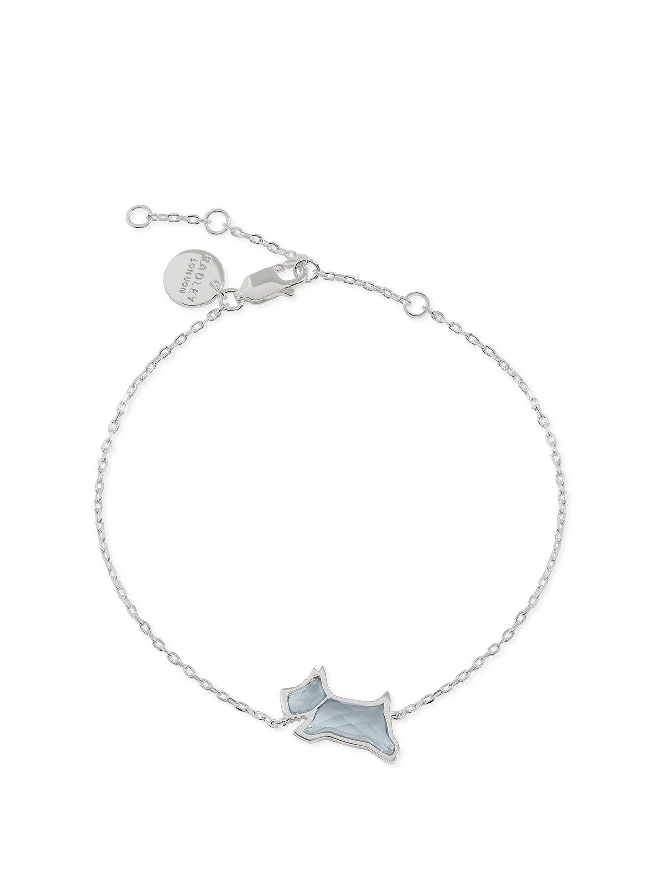 Sterling silver hot sale dog bracelet