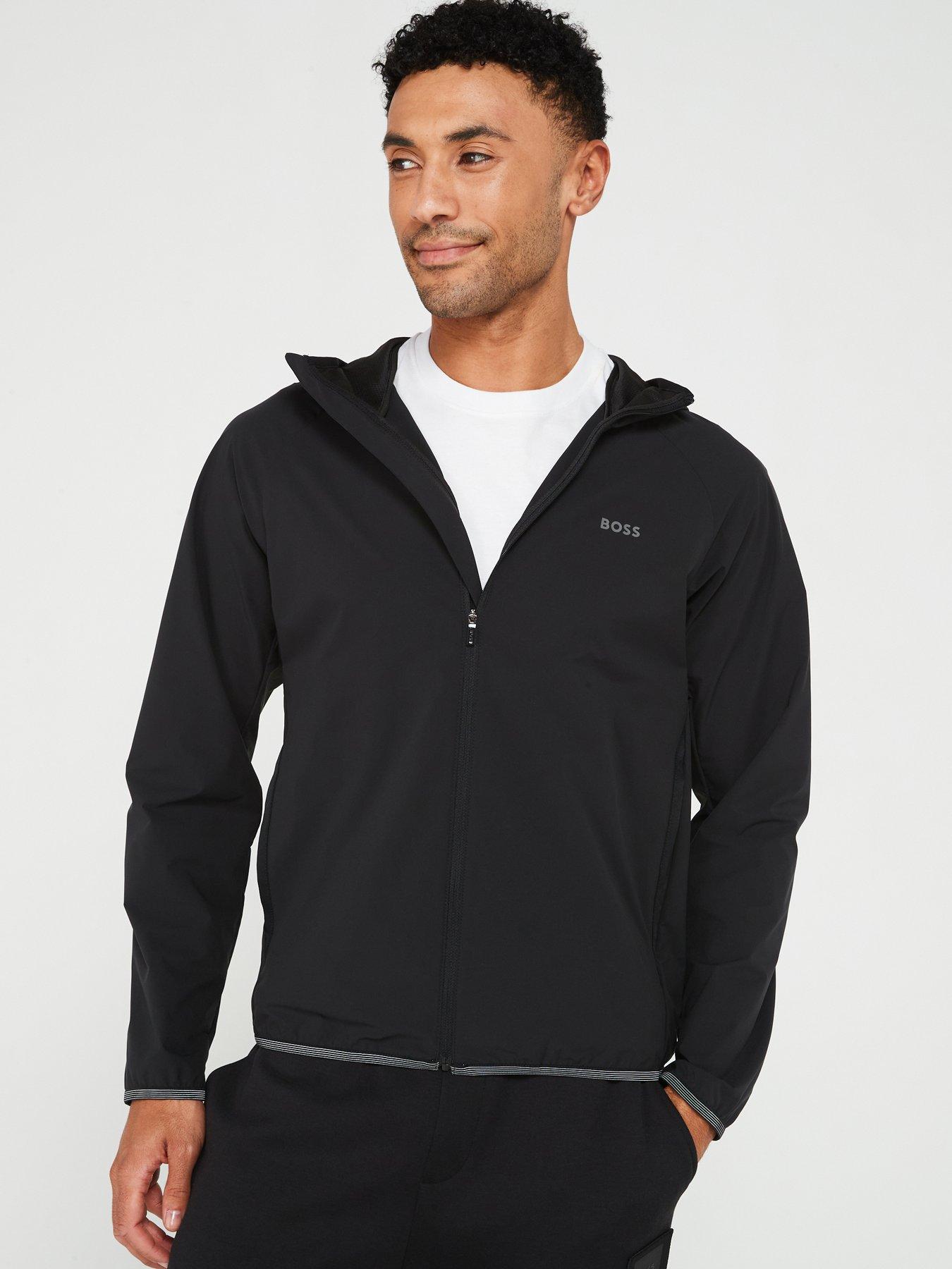 J Cush1 Lightweight Hooded Jacket Black