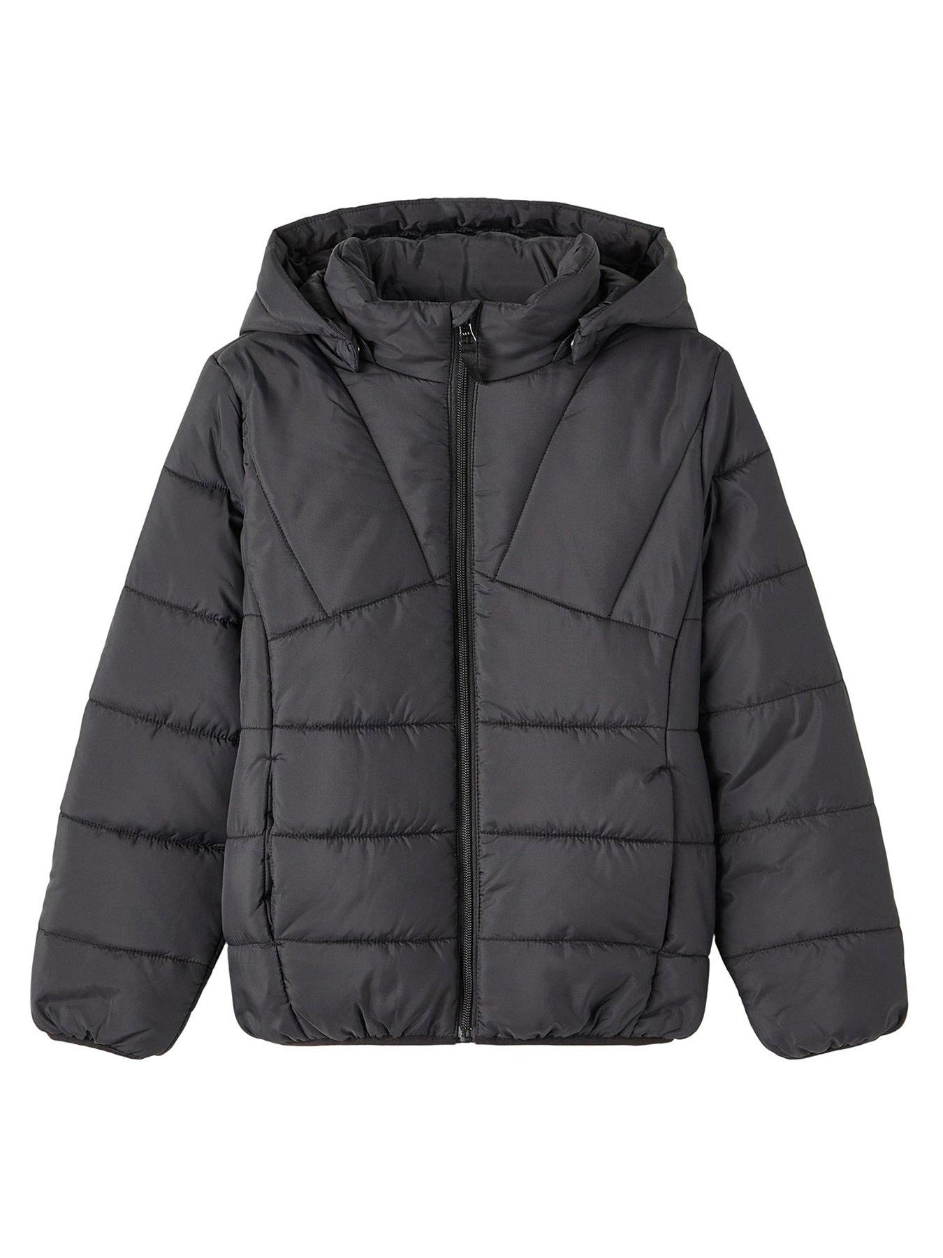 Name It Boys Memphis Padded Jacket - Black | very.co.uk