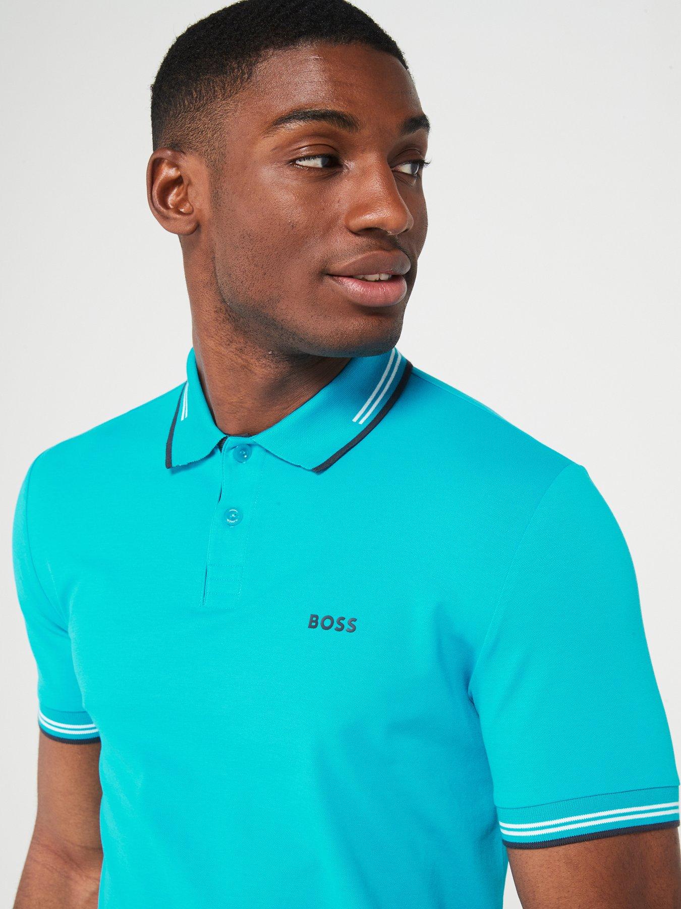 BOSS Paul Short Sleeve Slim Fit Polo Shirt | Very.co.uk