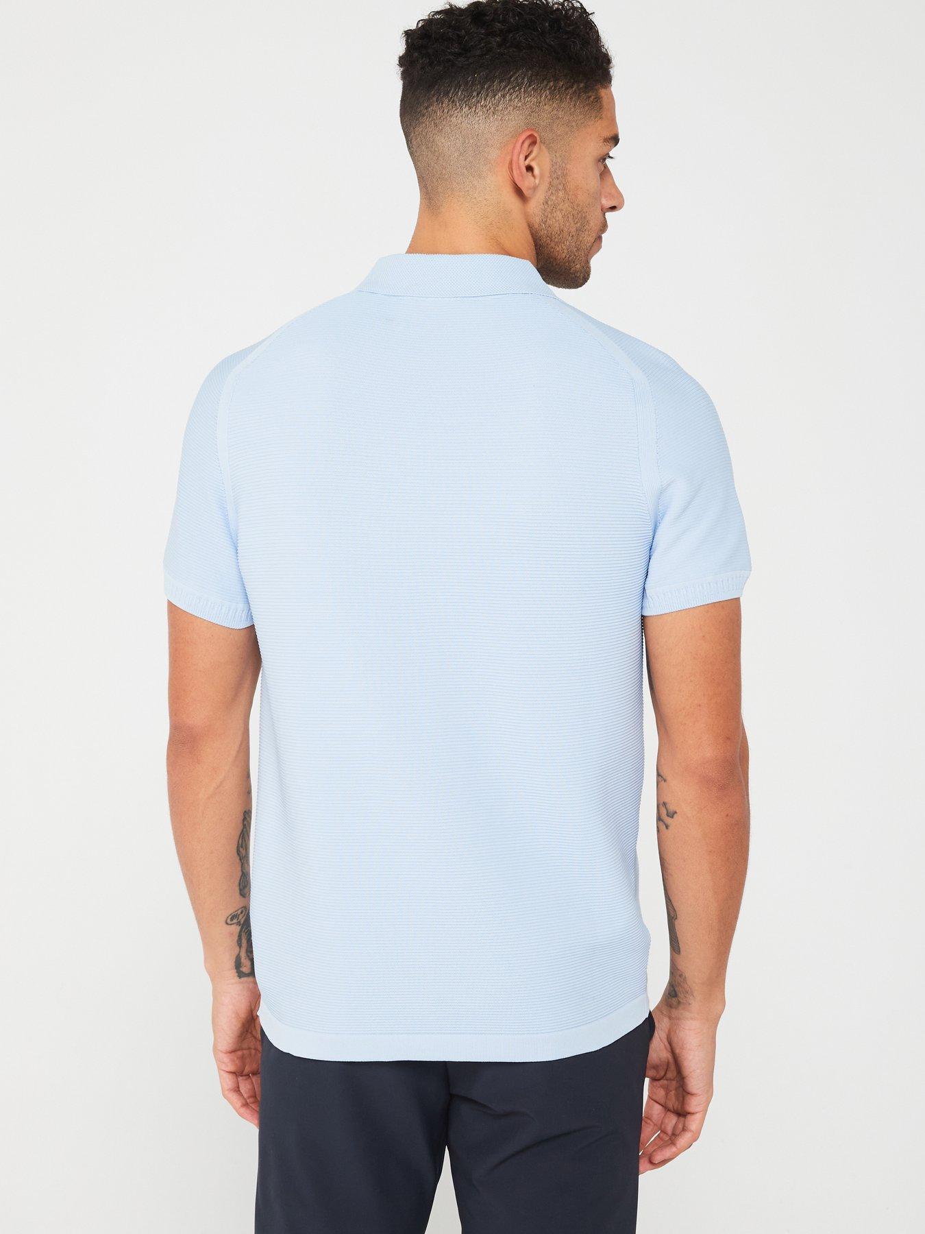 BOSS Zayno Knitted Polo Shirt | Very.co.uk