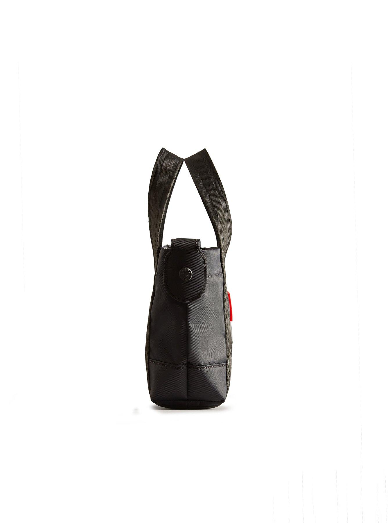 Image 3 of 5 of Hunter Nylon Mini Topclip Tote - Black/hunter Branded Webbing