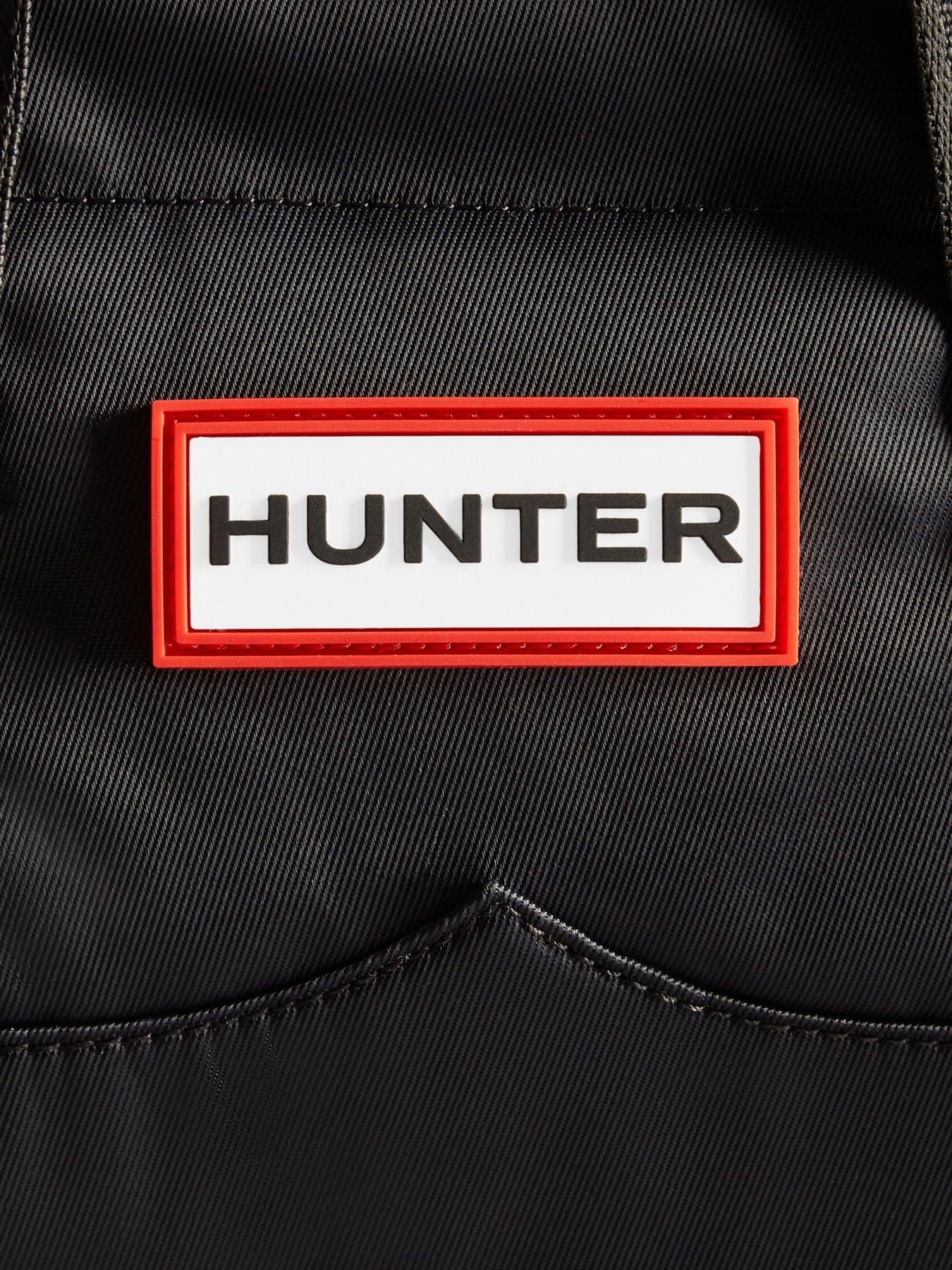 Image 4 of 5 of Hunter Nylon Mini Topclip Tote - Black/hunter Branded Webbing