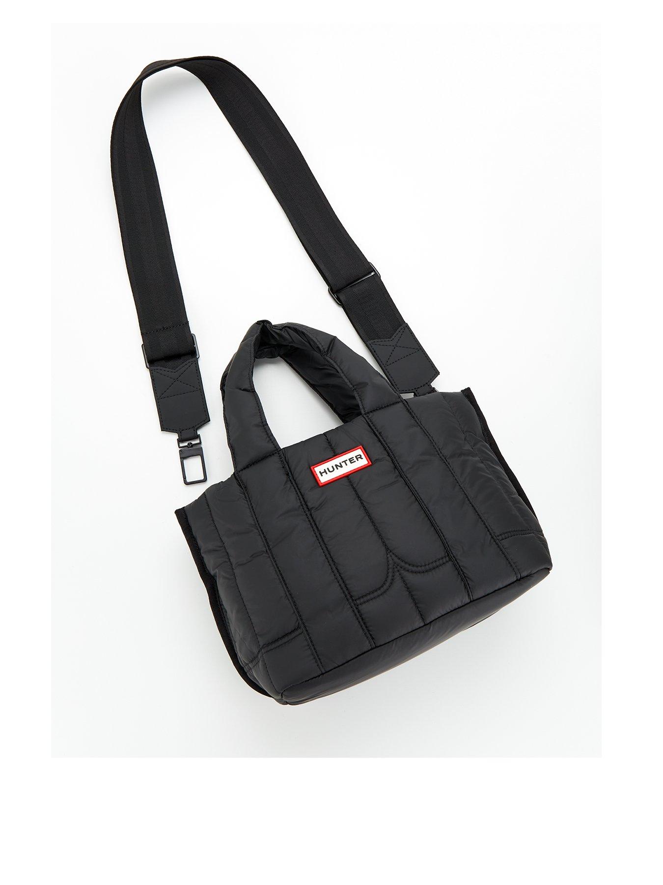 Hunter Intrepid Puffer Mini Tote - Black/red Box Logo | very.co.uk