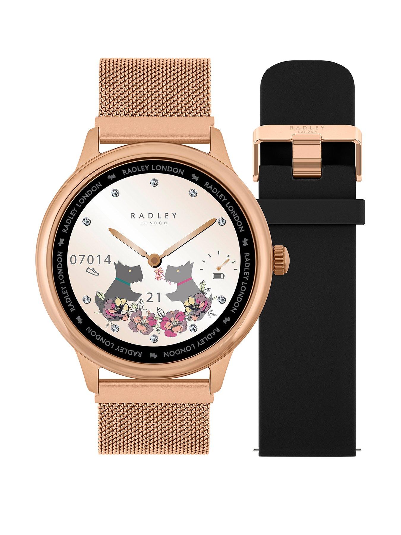 Radley Series 19 Smart Calling Watch with interchangeable Cobweb Rose