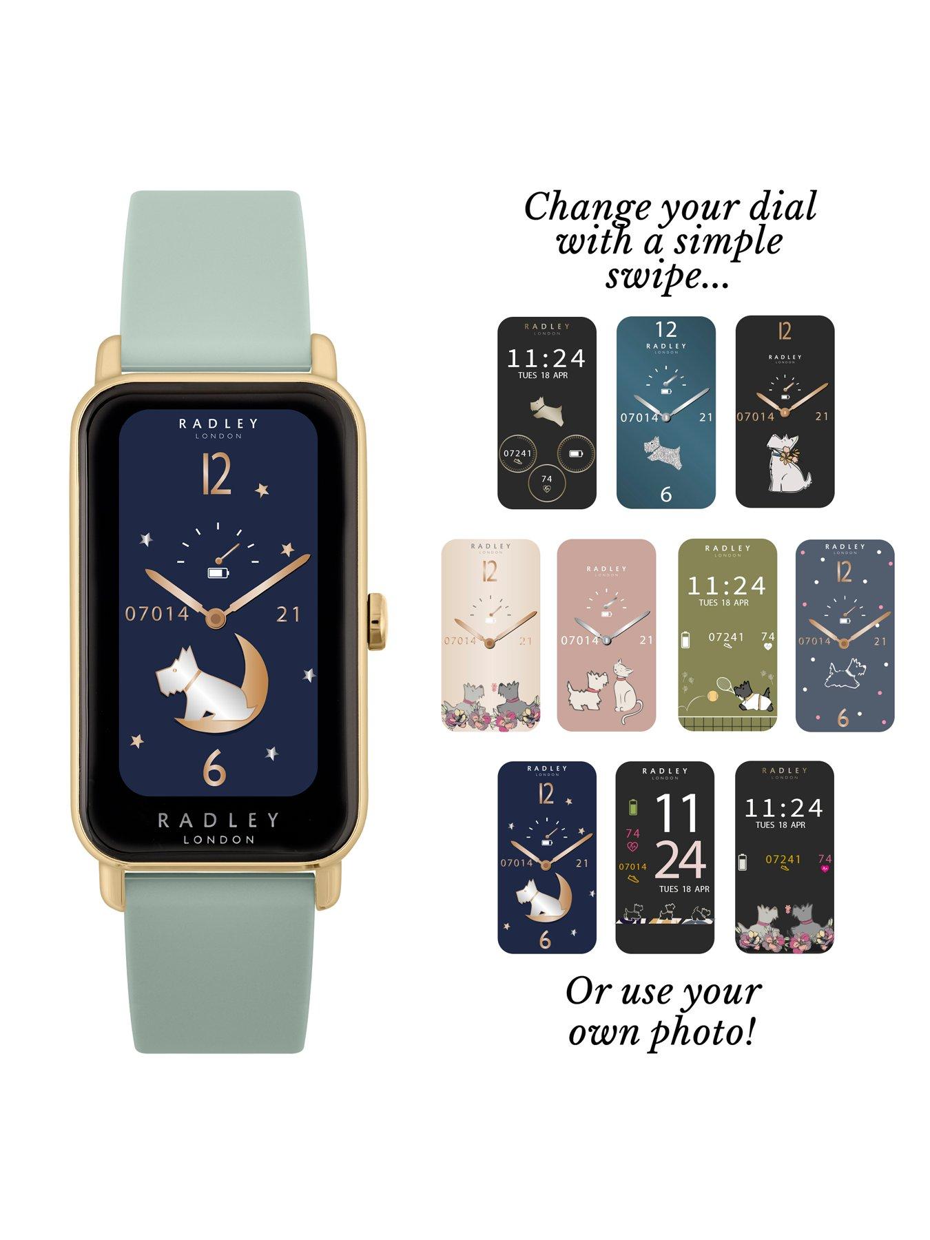 Radley Ladies Series 21 Smart Eucalyptus Silicone Lozenge Watch Very