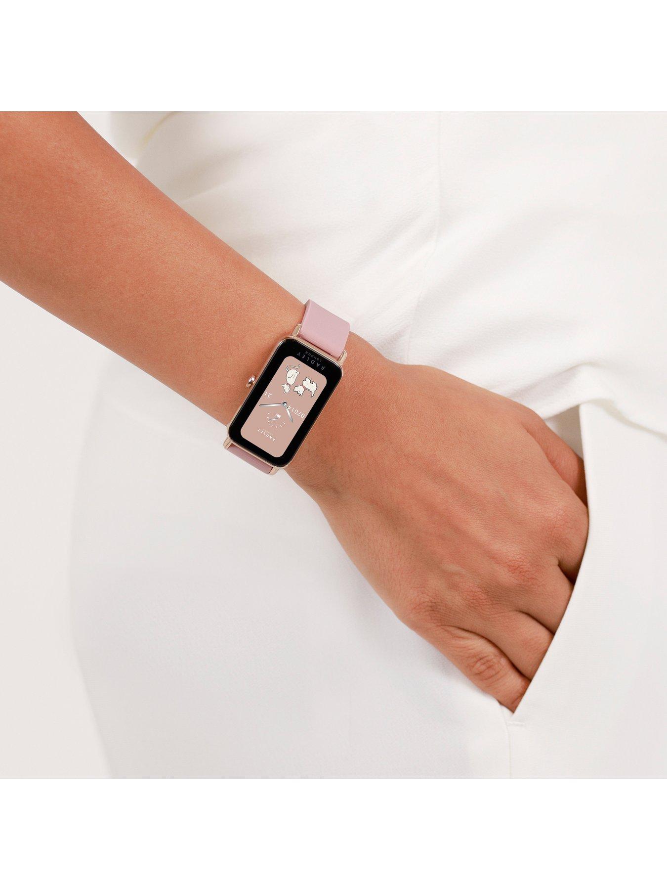 Image 2 of 6 of Radley Ladies Series 21 Smart Rose Gold Cobweb Lozenge Watch