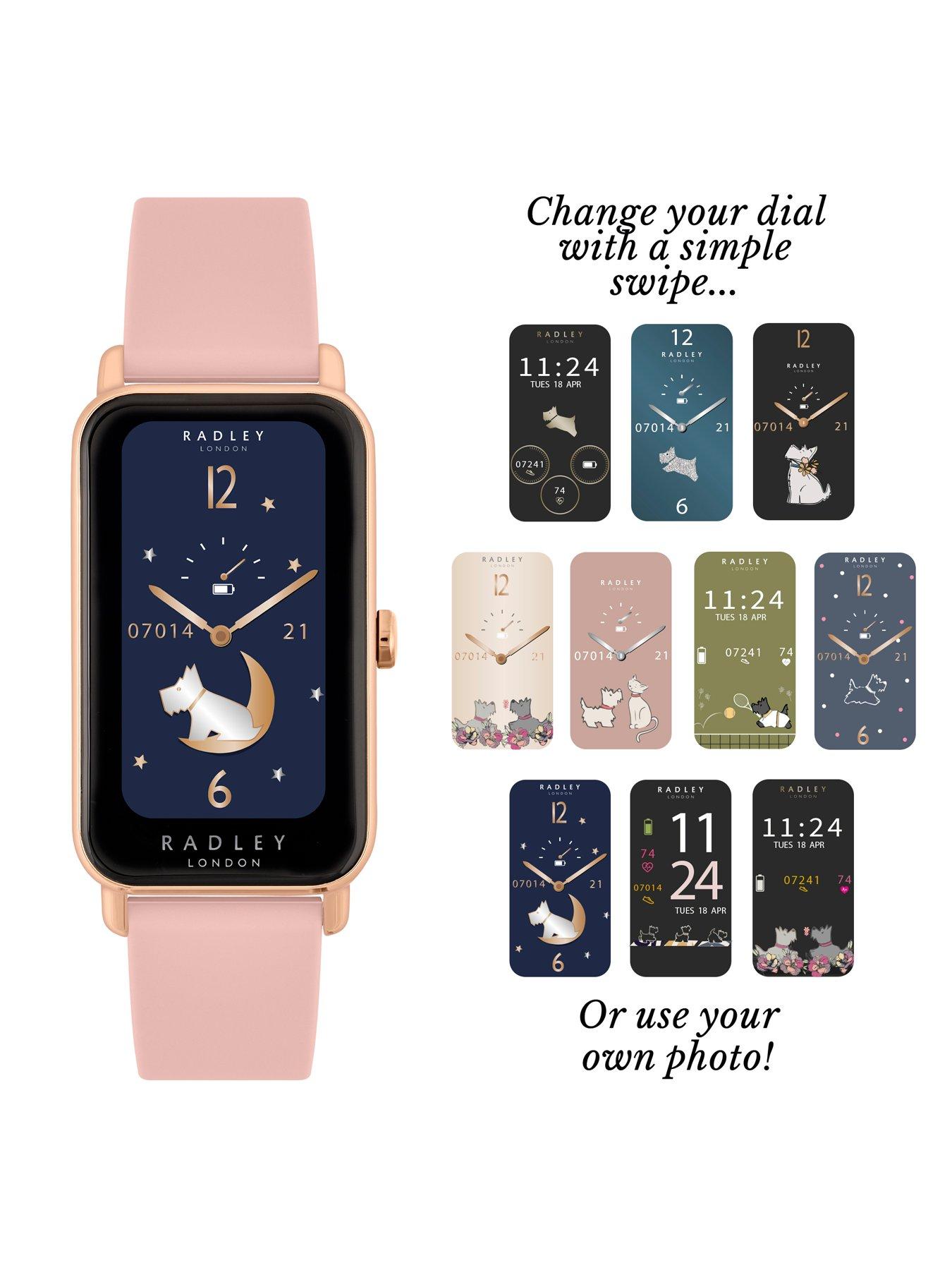 Image 3 of 6 of Radley Ladies Series 21 Smart Rose Gold Cobweb Lozenge Watch