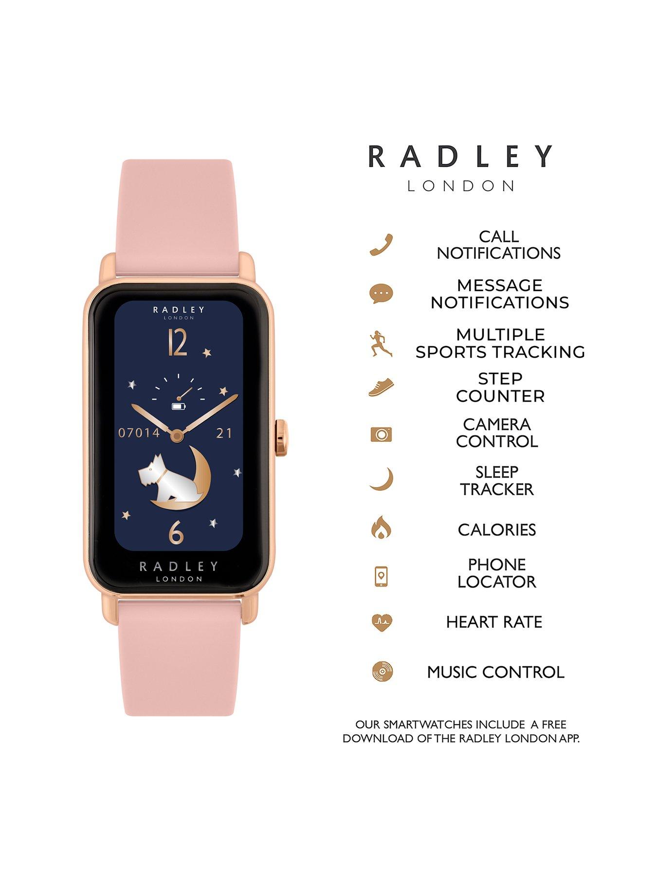 Radley Ladies Series 21 Smart Rose Gold Cobweb Lozenge Watch Very