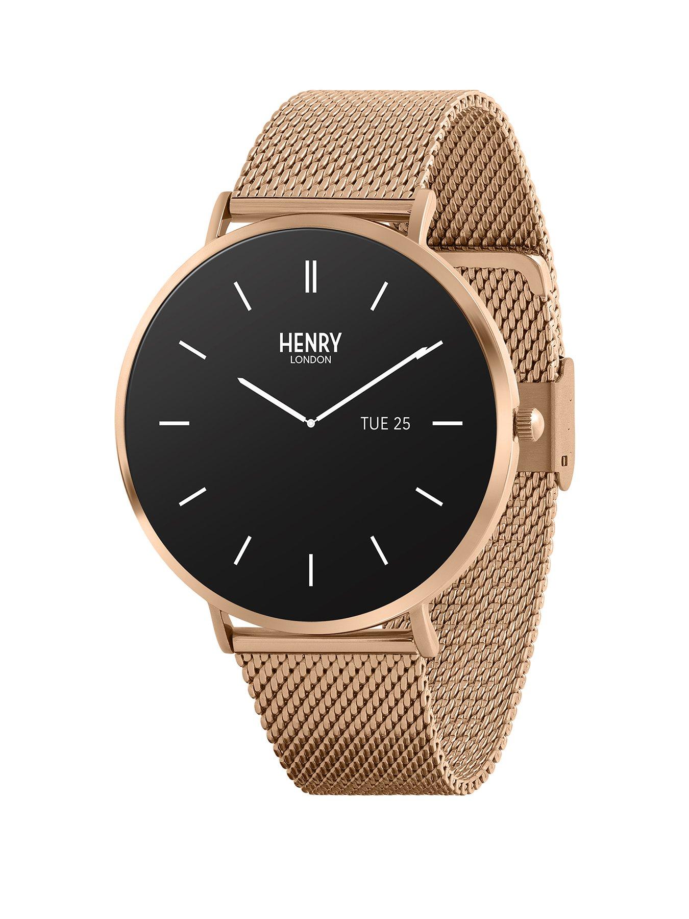 Rose gold shop mesh strap watch