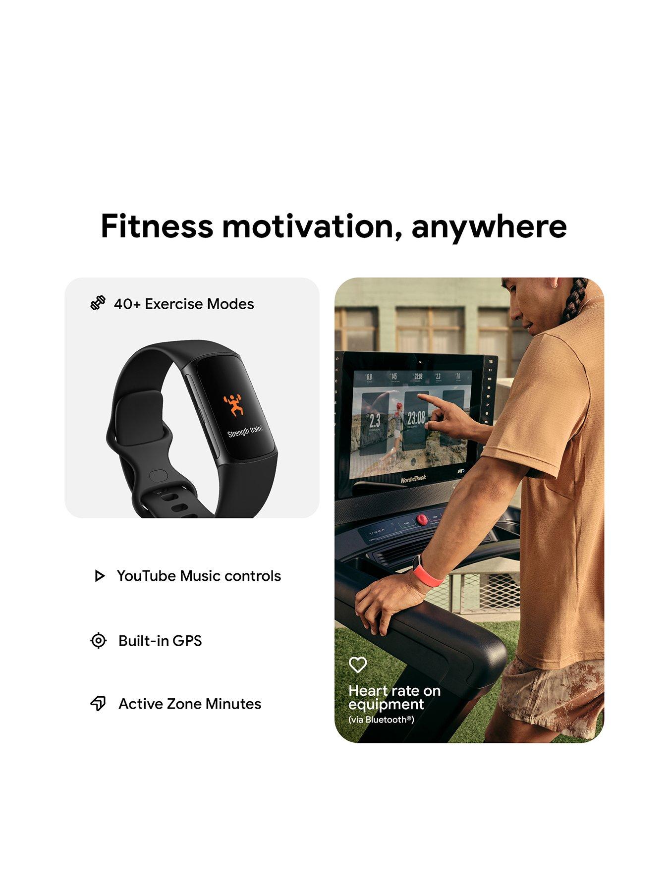 Fitbit Charge 6 - Obsidian Band / Black Aluminum Case | Very