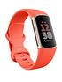  image of fitbit-charge-6-coral-band-champagne-gold-aluminum-case