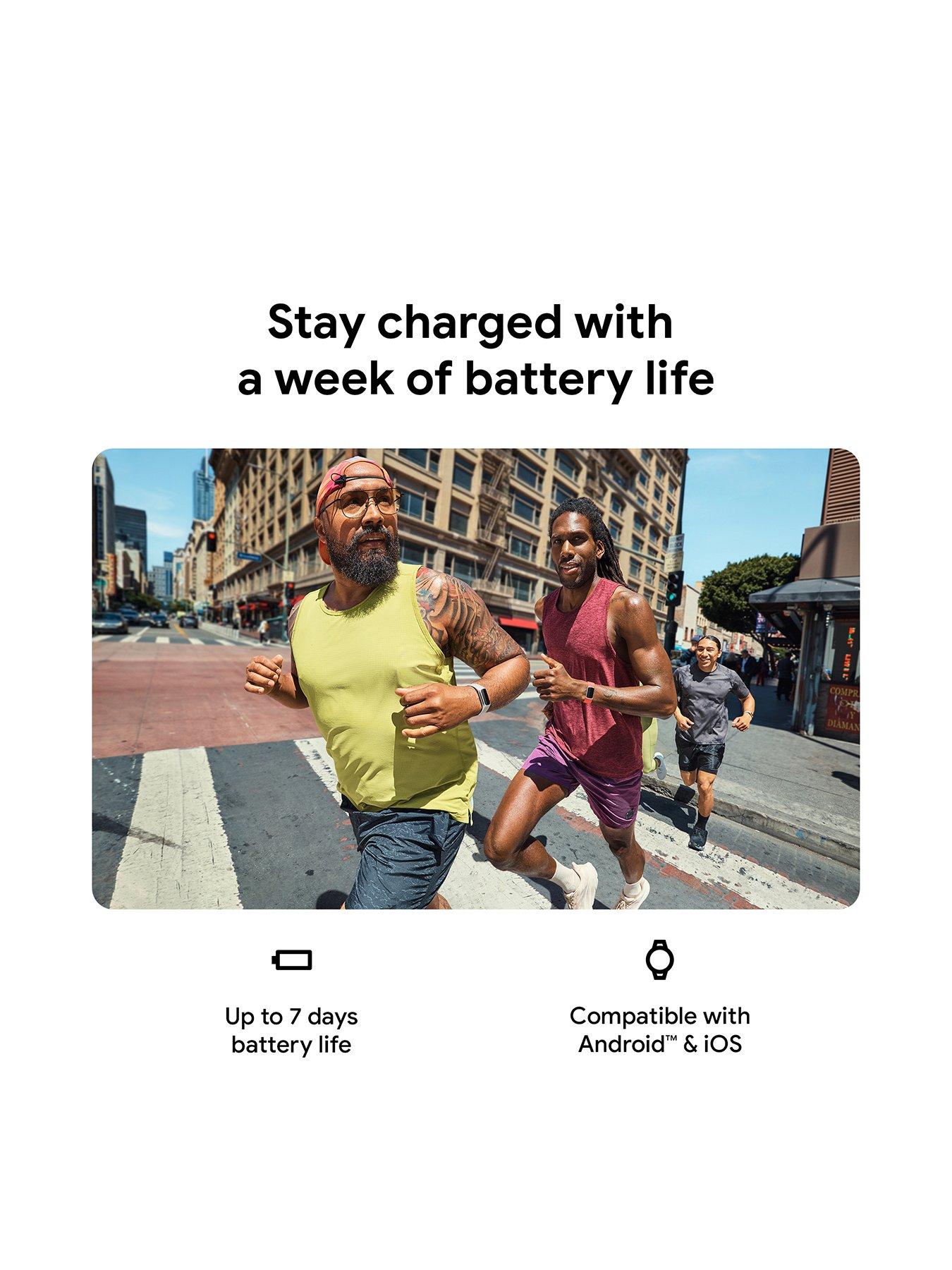 Image 2 of 8 of Fitbit Charge 6 - Coral Band / Champagne Gold Aluminum Case
