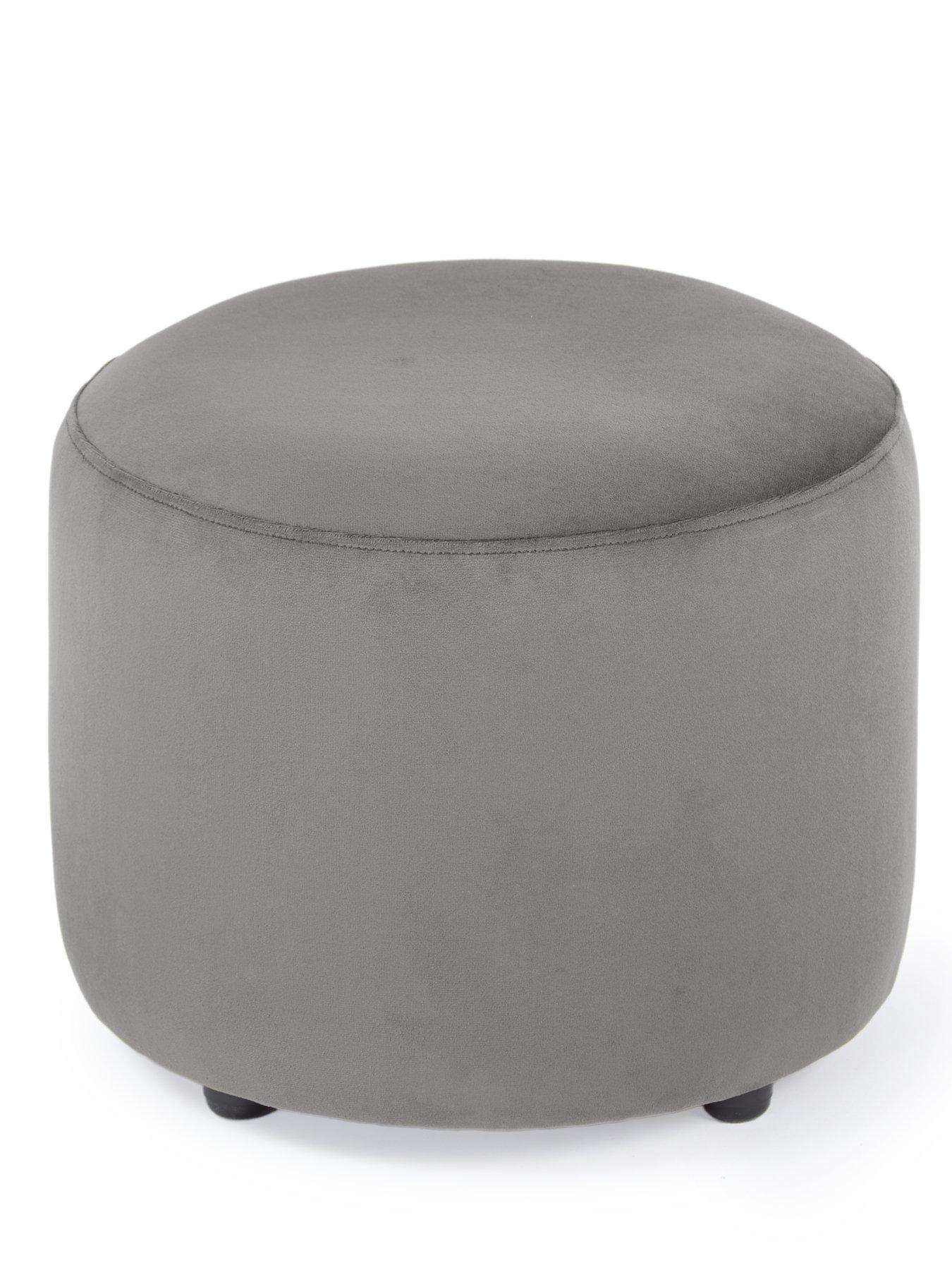 undefined Maison Velvet Accent Stool