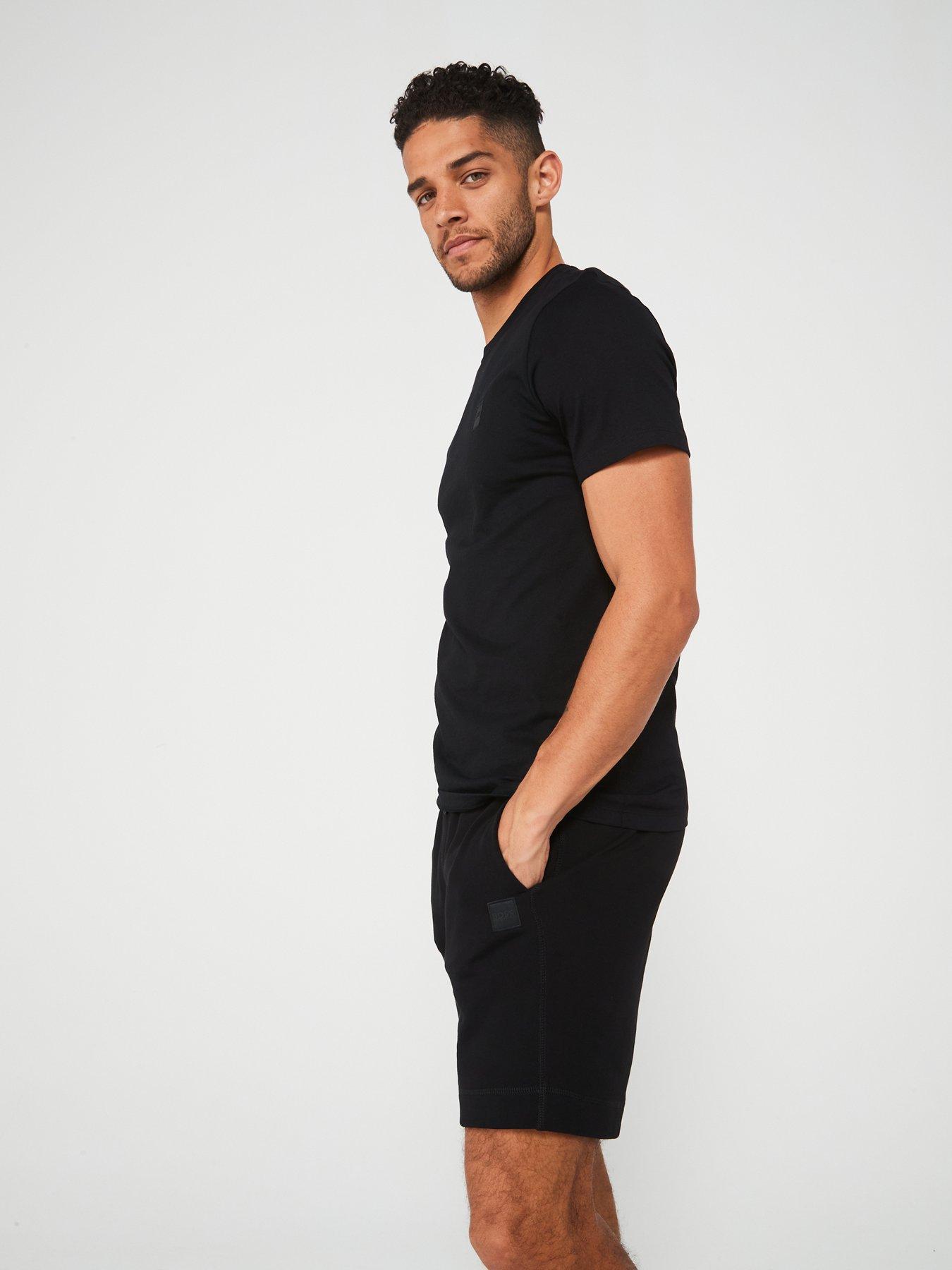 Image 4 of 4 of BOSS Sewalk Jersey Shorts - Black