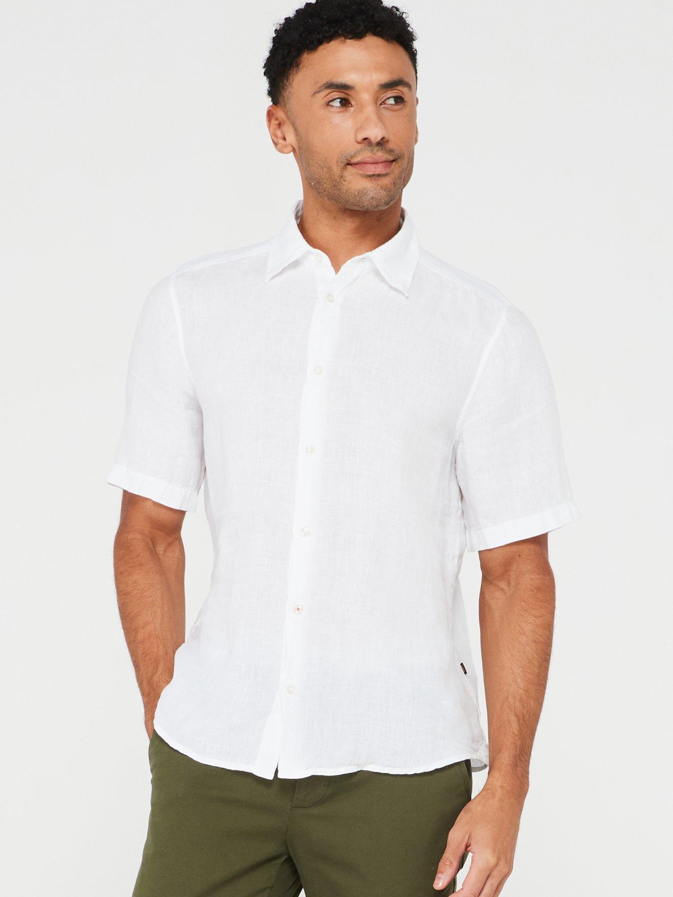 undefined Rash 2 Regular Fit Short Sleeve Shirt - White