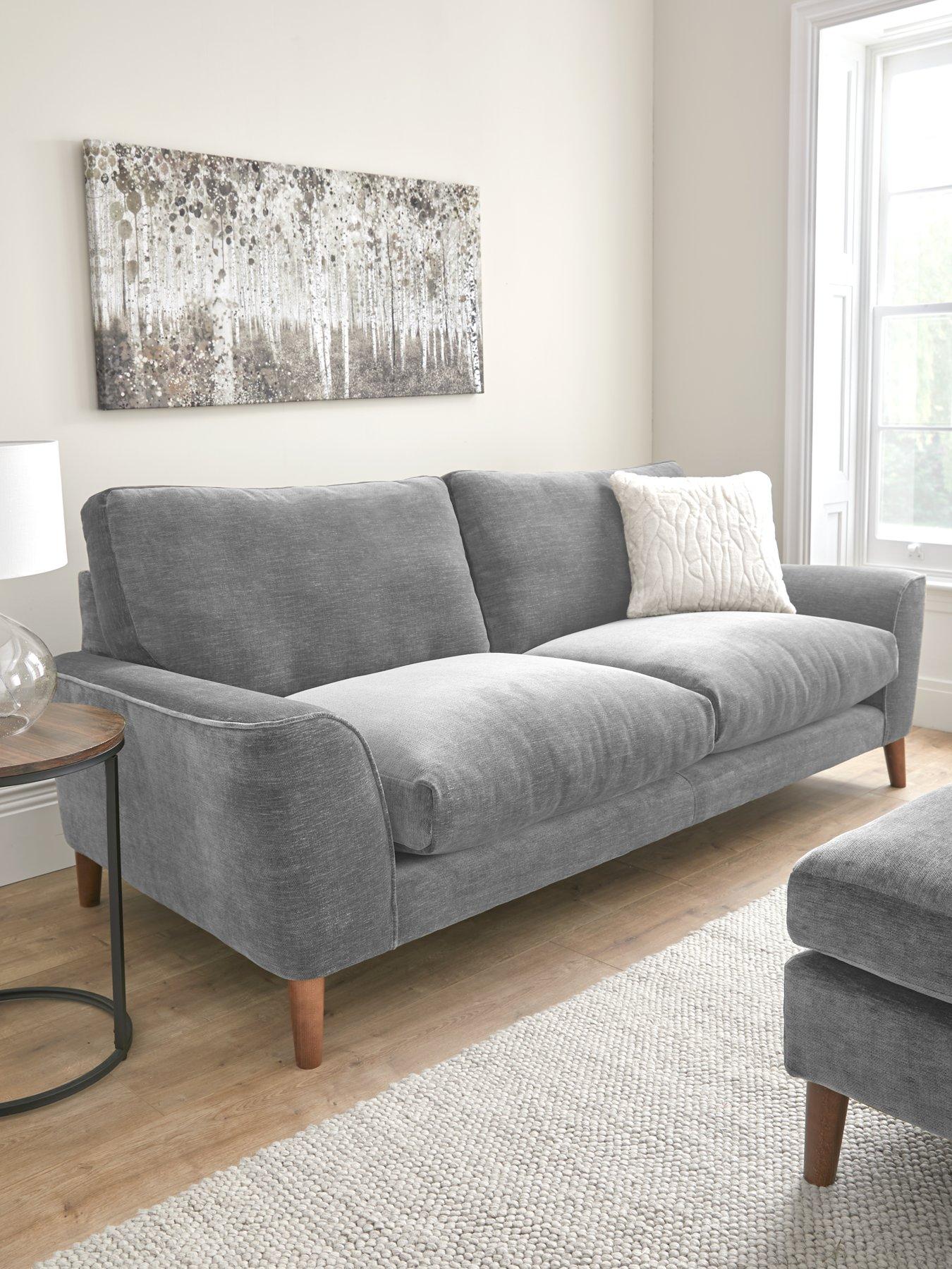 undefined Astrid Fabric 4 Seater Sofa