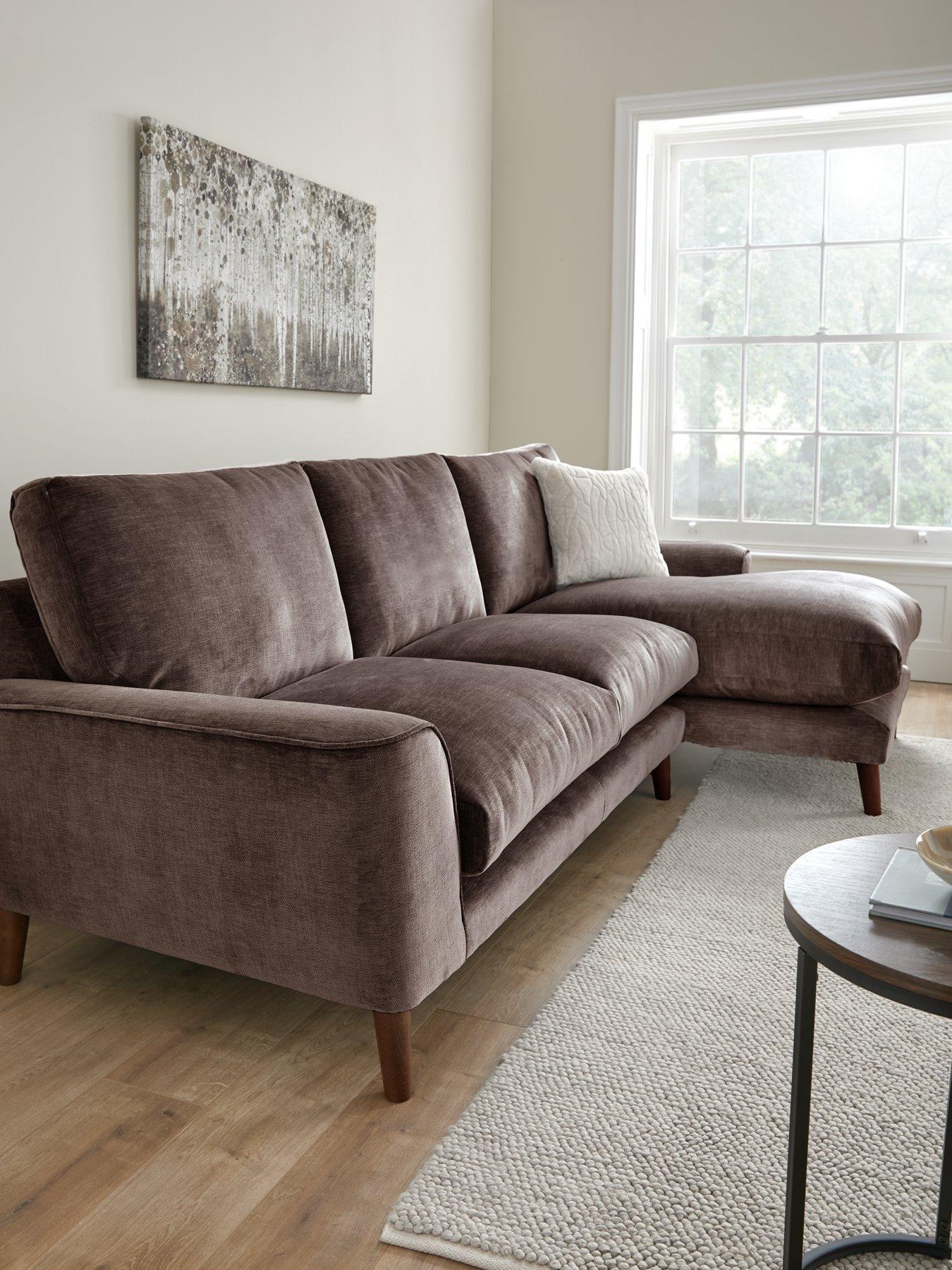 undefined Astrid Right Hand Fabric Corner Chaise Sofa