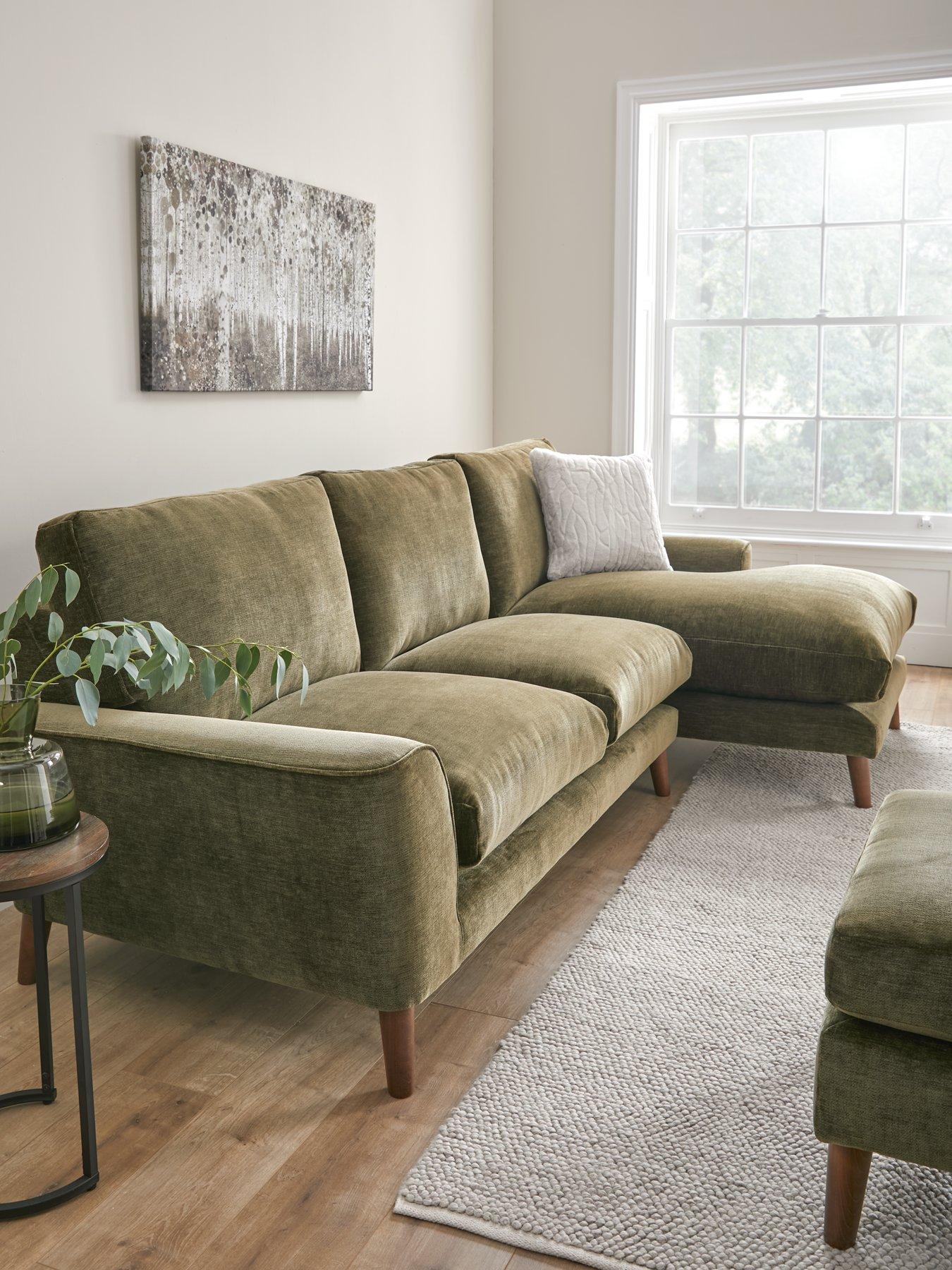 Very Home Astrid Right Hand Fabric Corner Chaise Sofa - Made to order in the UK