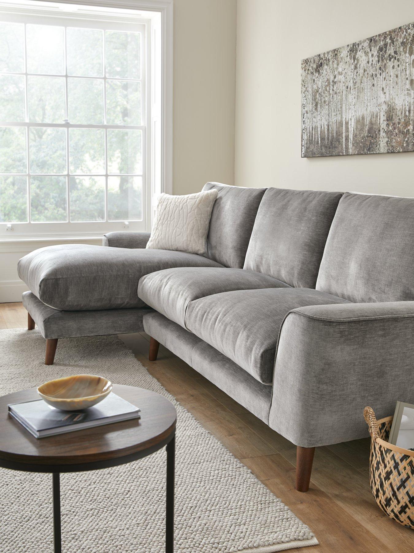 Very Home Astrid Left Hand Fabric Corner Chaise Sofa - Made to order in the UK