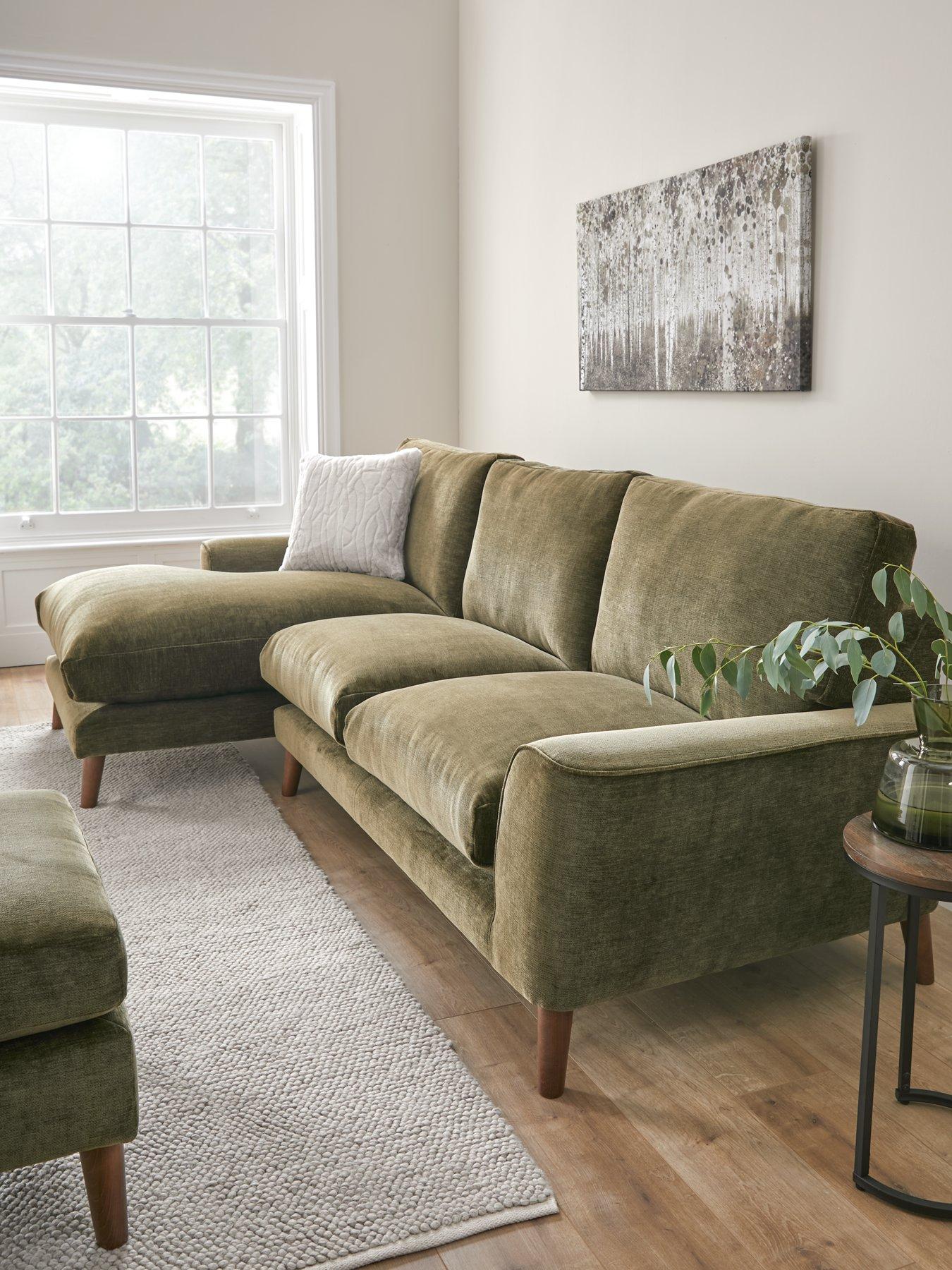 undefined Astrid Left Hand Fabric Corner Chaise Sofa
