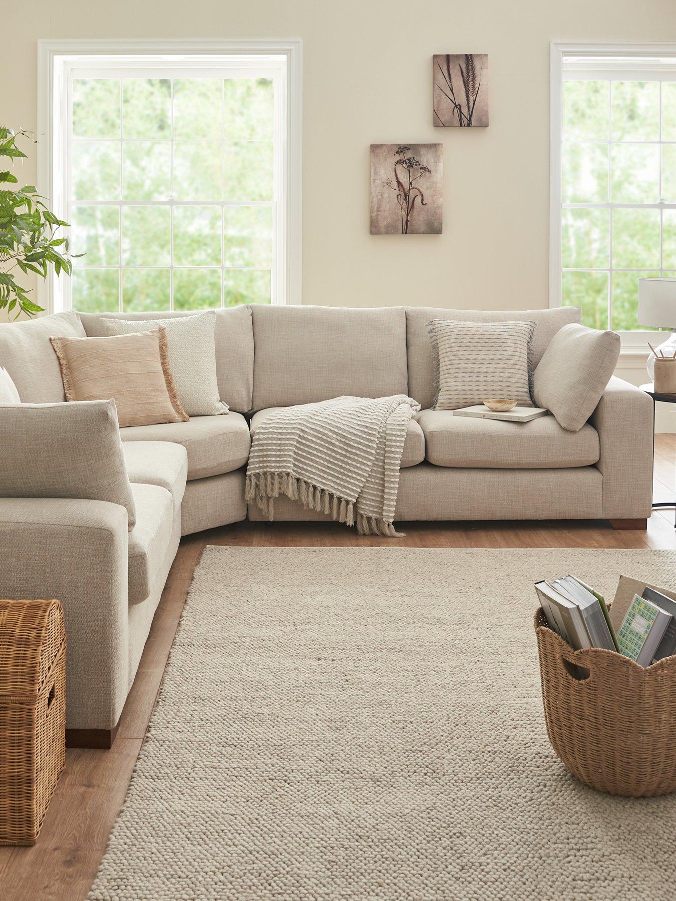 The Very Collection Heatly Curved Corner Sofa - Made to order in the UK