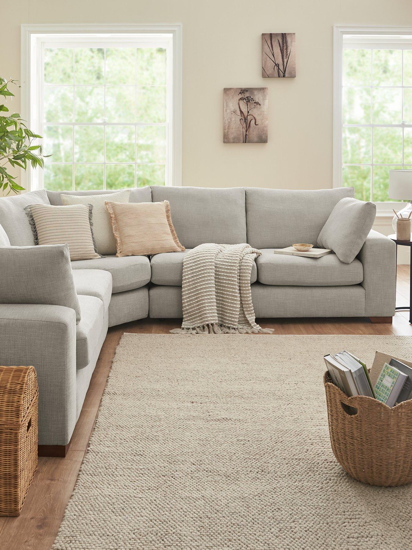 The Very Collection Heatly Curved Corner Sofa - Made to order in the UK