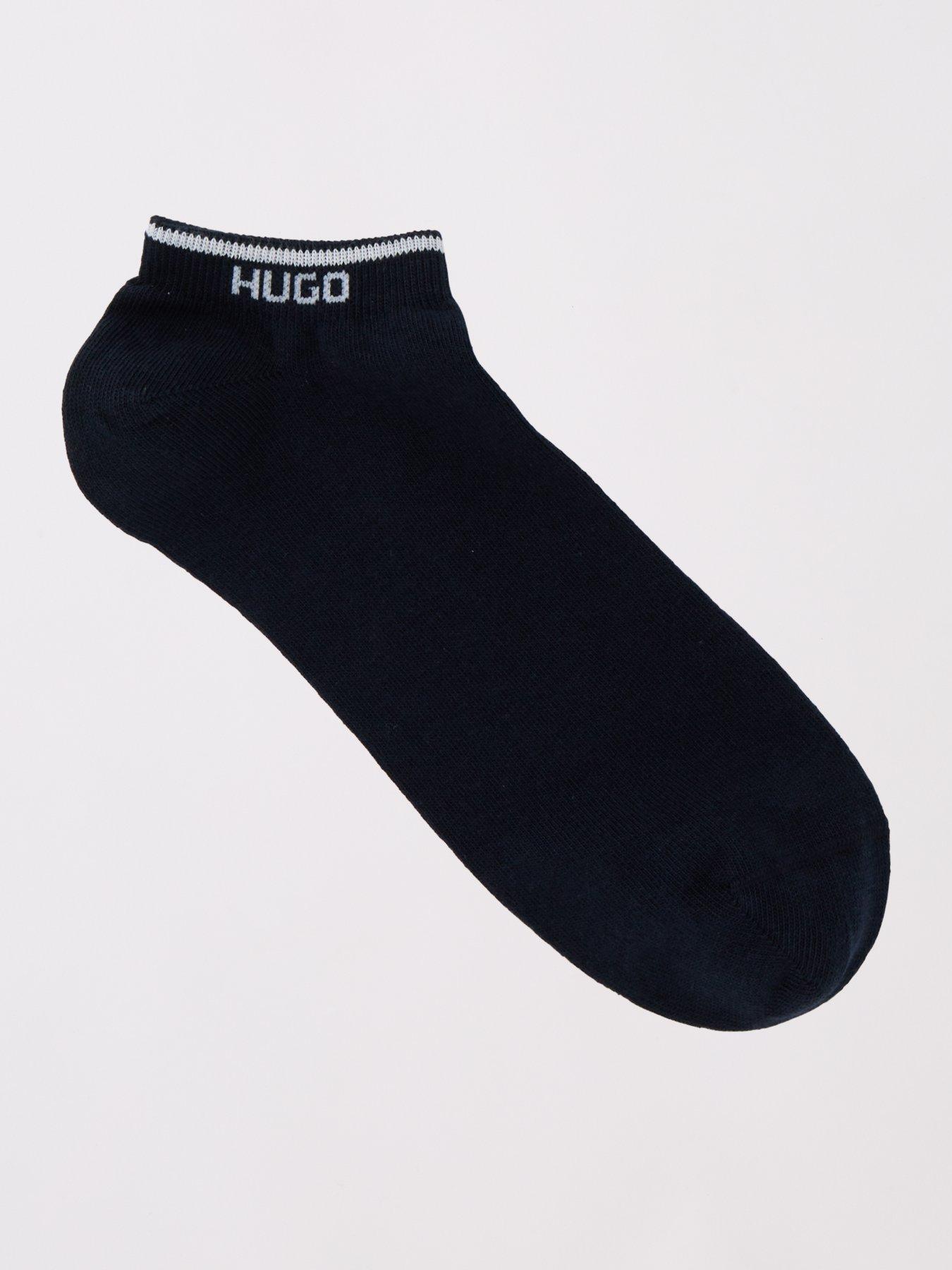 HUGO Bodywear 2 Pack Logo Socks - Dark Blue | Very.co.uk